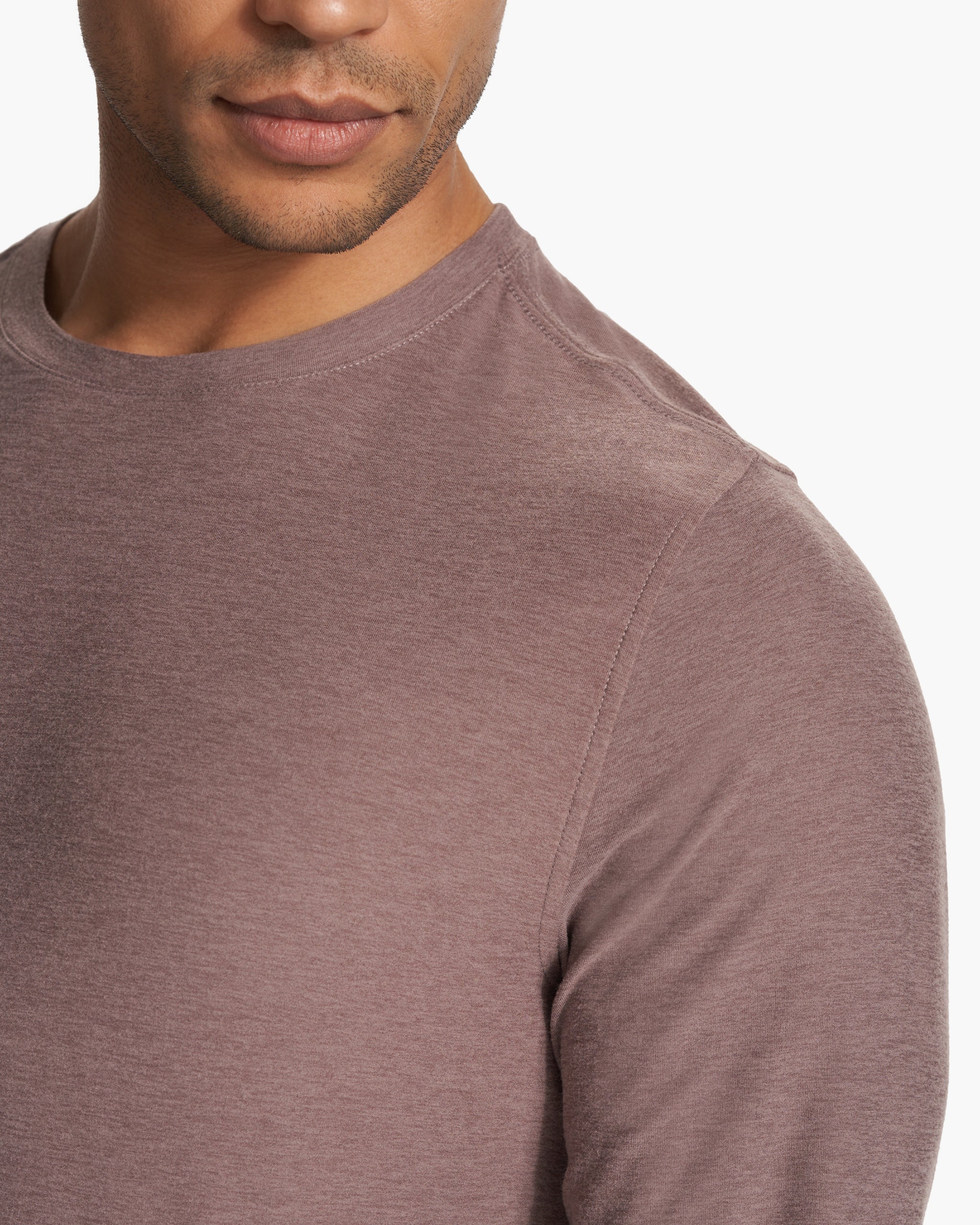 Long Sleeve Strato Tech Tee | Hazel Heather