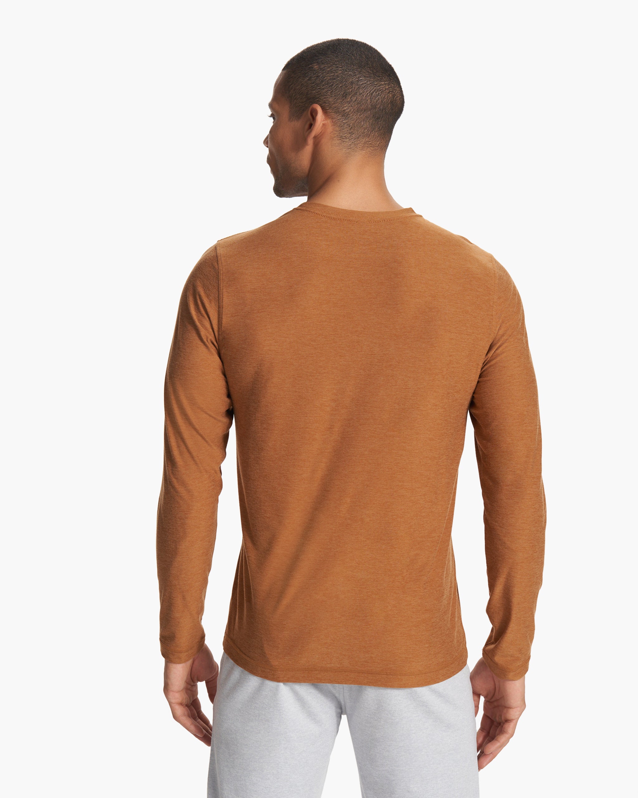 Long Sleeve Strato Tech Tee | Autumn Heather