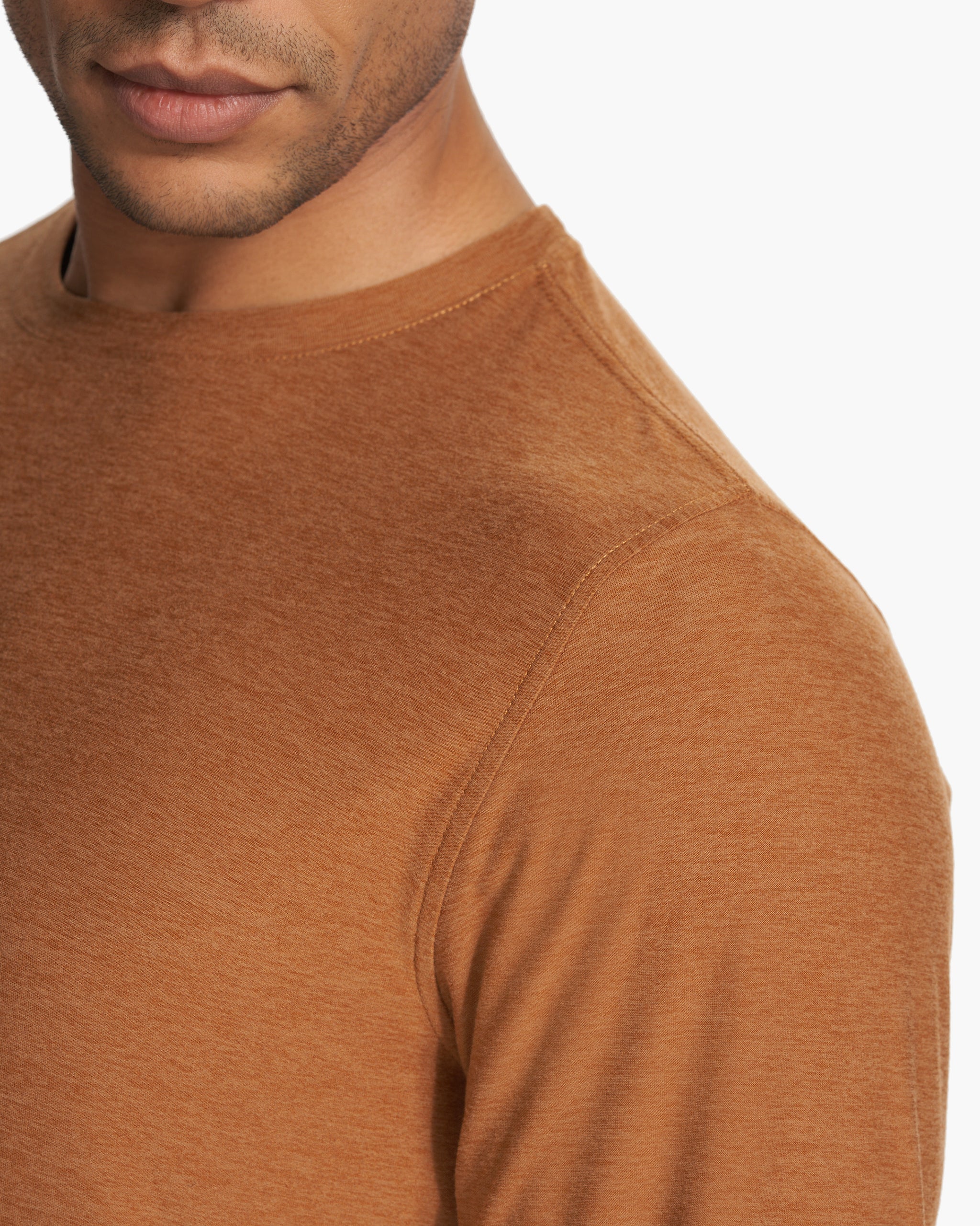 Long Sleeve Strato Tech Tee | Autumn Heather