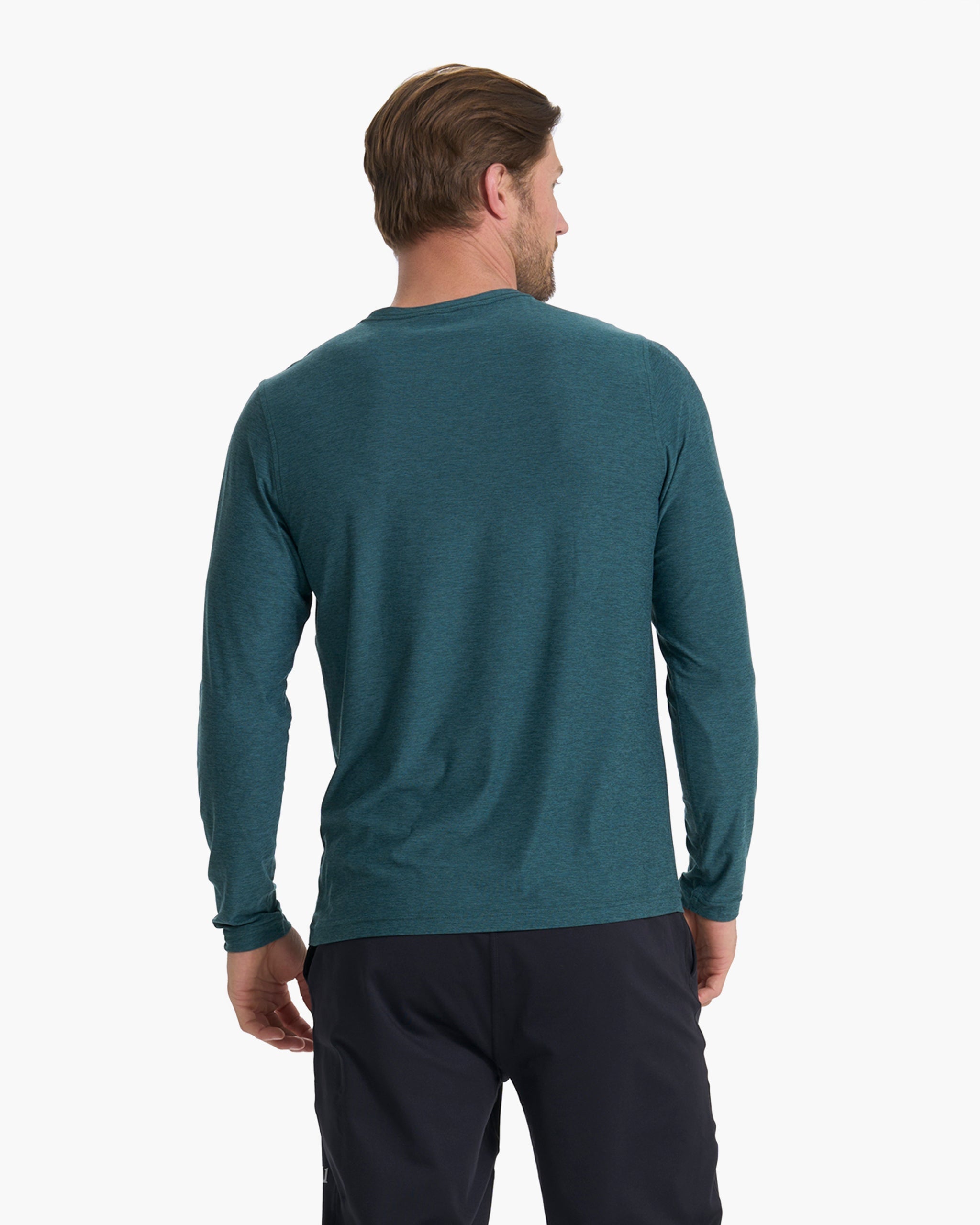 Long Sleeve Strato Tech Tee | Beryl Heather
