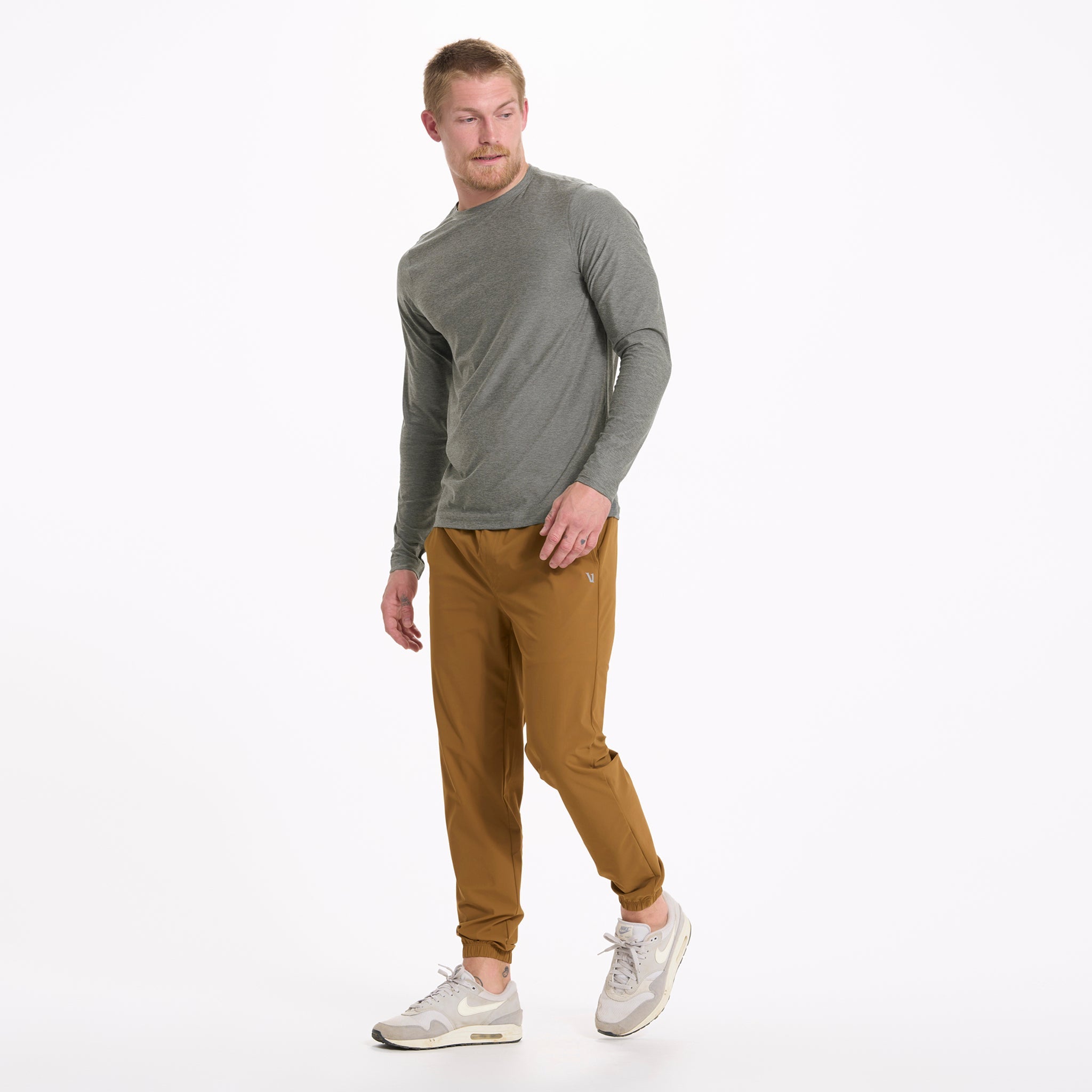 Long-Sleeve Strato Tech Tee | Dusty Pine Heather