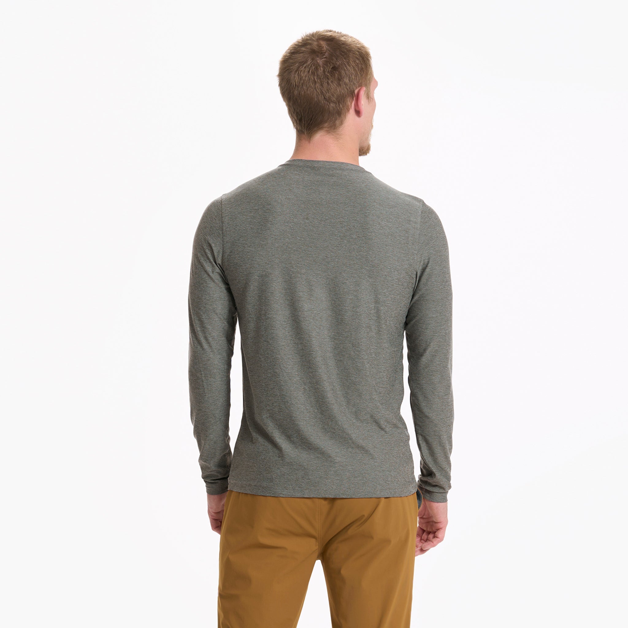 Long-Sleeve Strato Tech Tee | Dusty Pine Heather