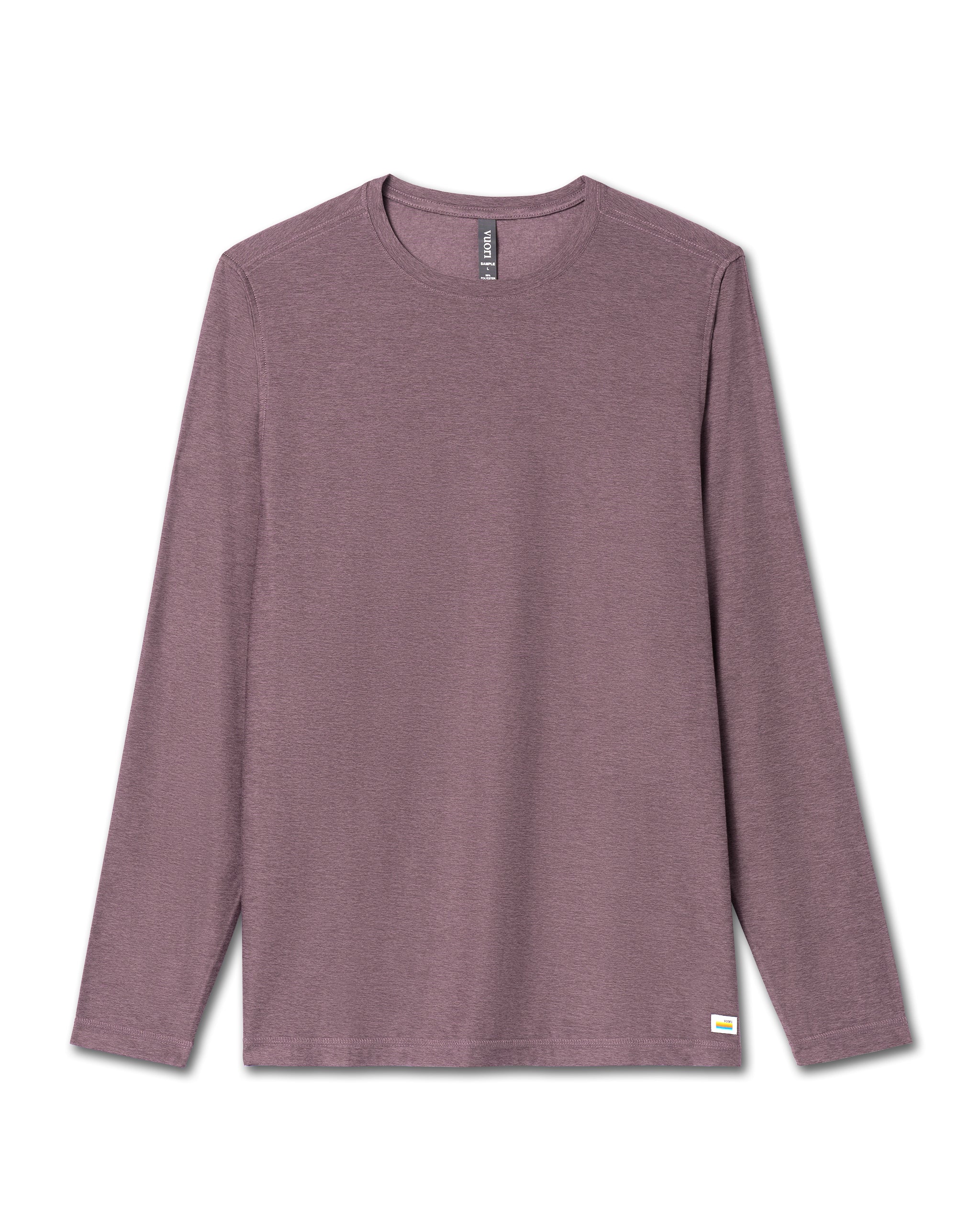 Long-Sleeve Strato Tech Tee | Elderberry Heather
