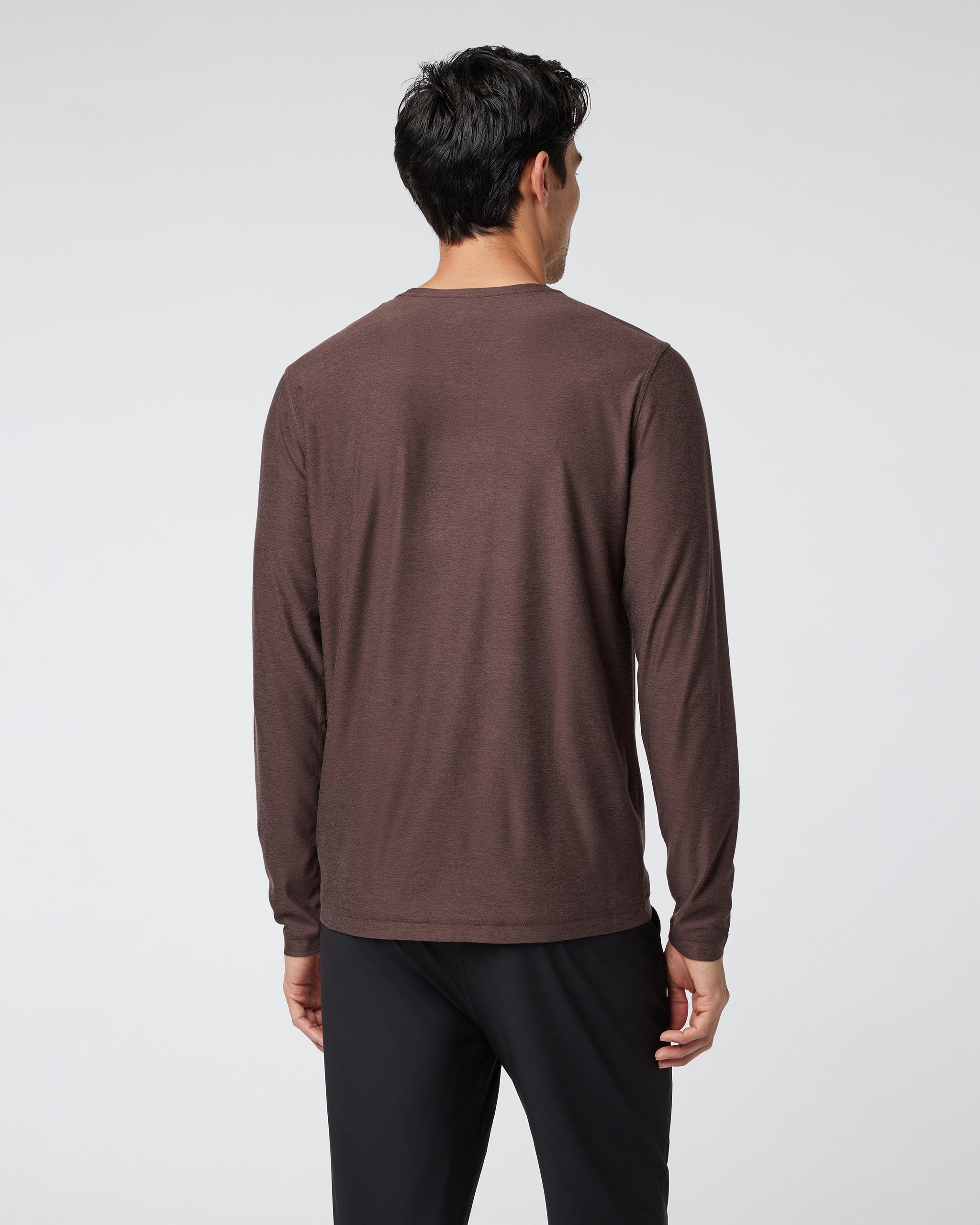 Long Sleeve Strato Tech Tee | Java Heather