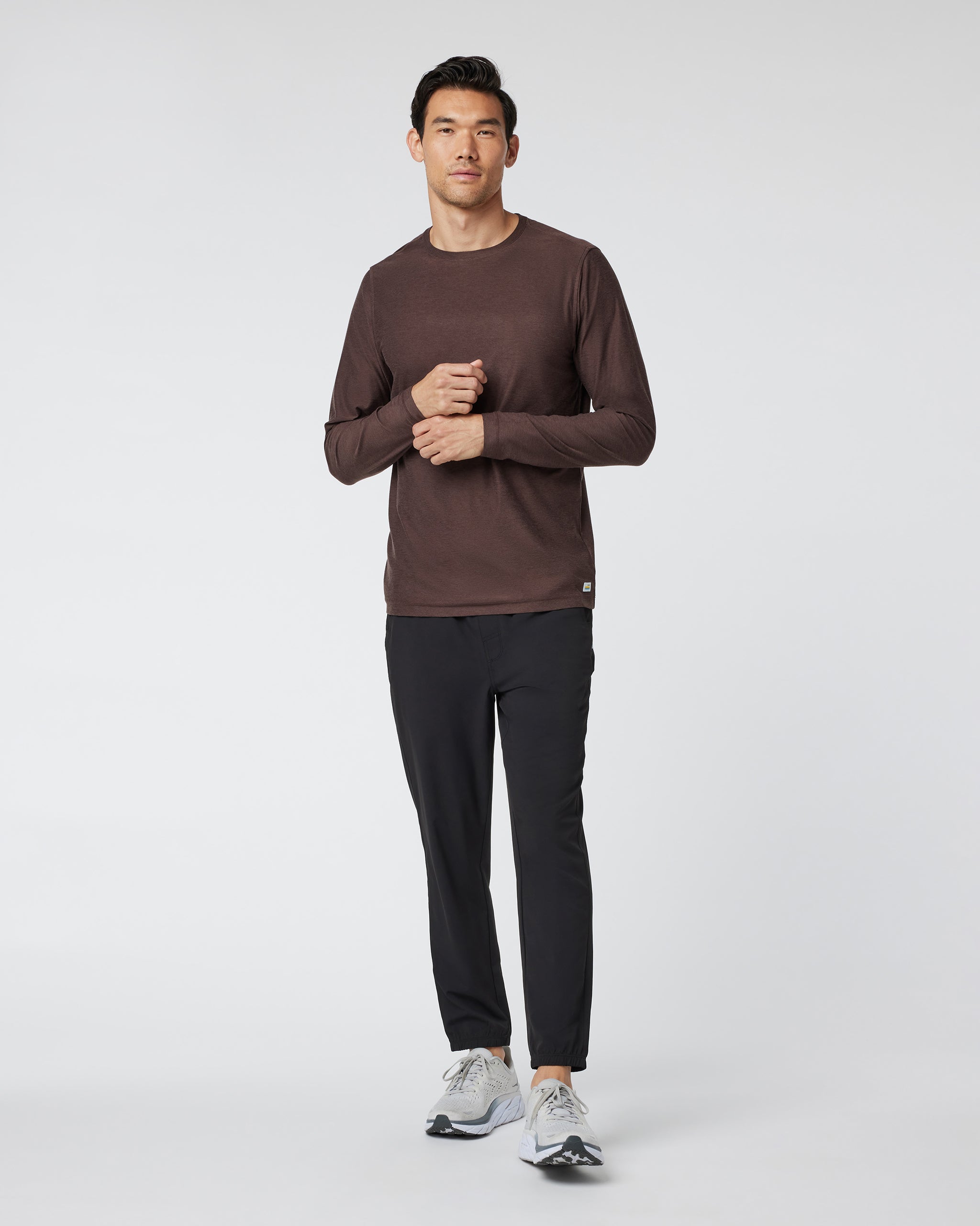 Long Sleeve Strato Tech Tee | Java Heather