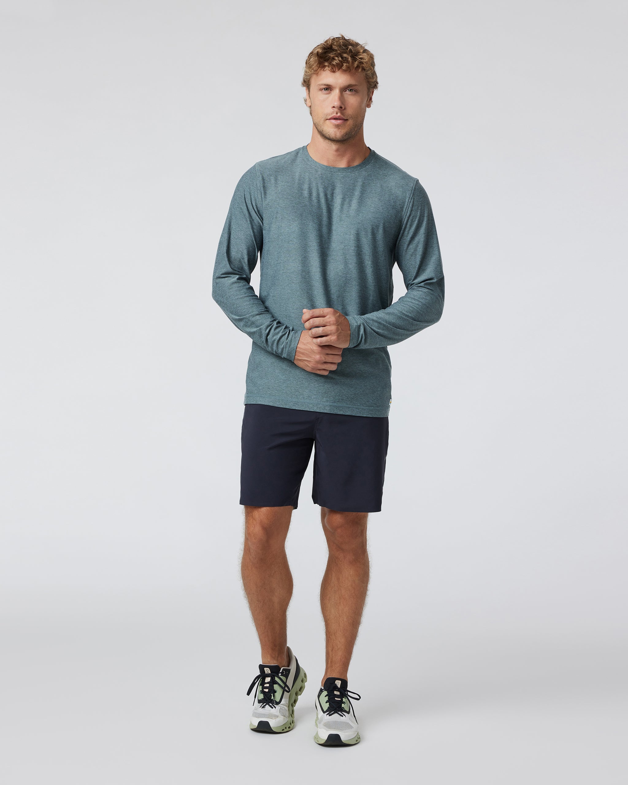 Long Sleeve Strato Tech Tee | Kashmir Heather