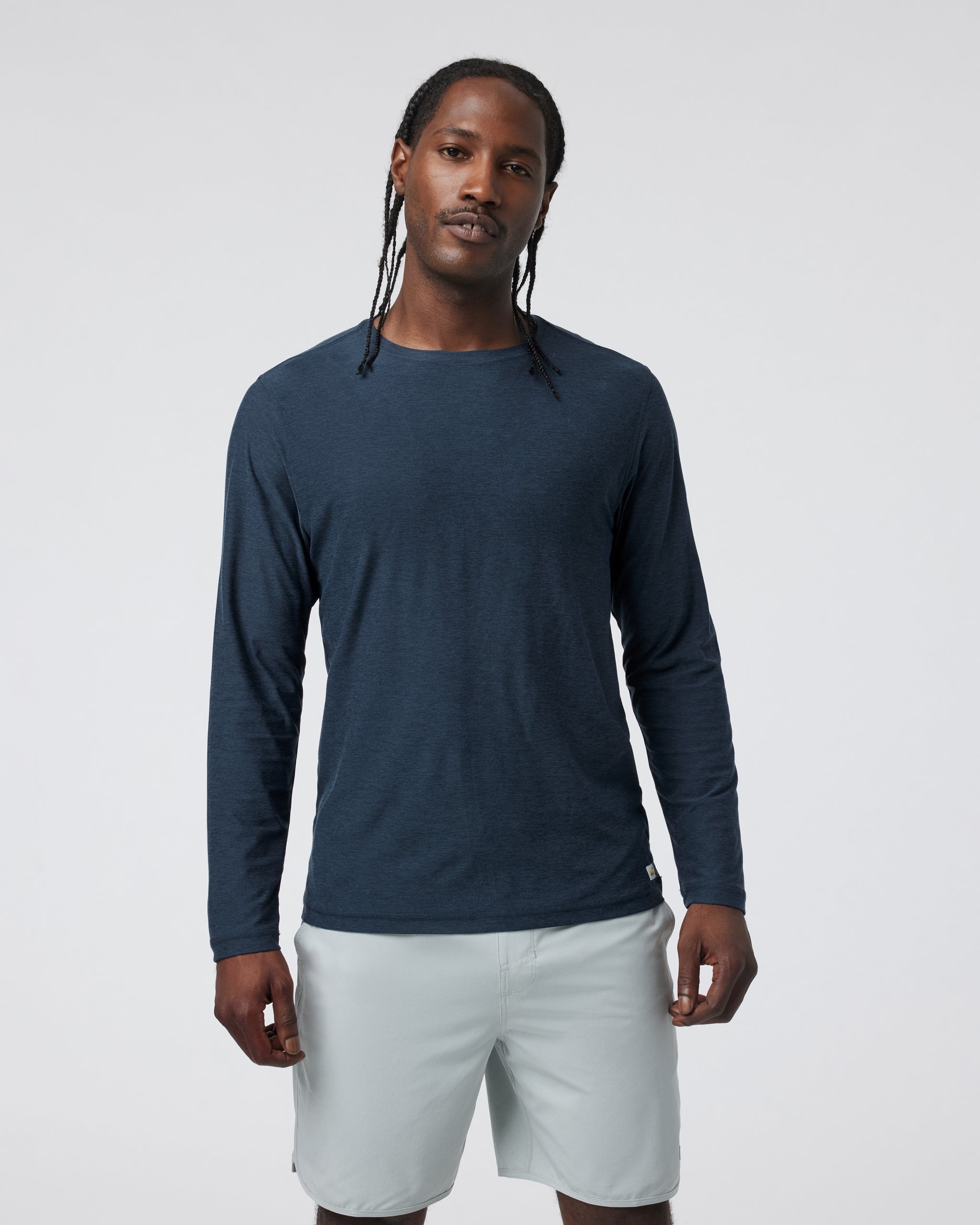 Long-Sleeve Strato Tech Tee | Navy Heather