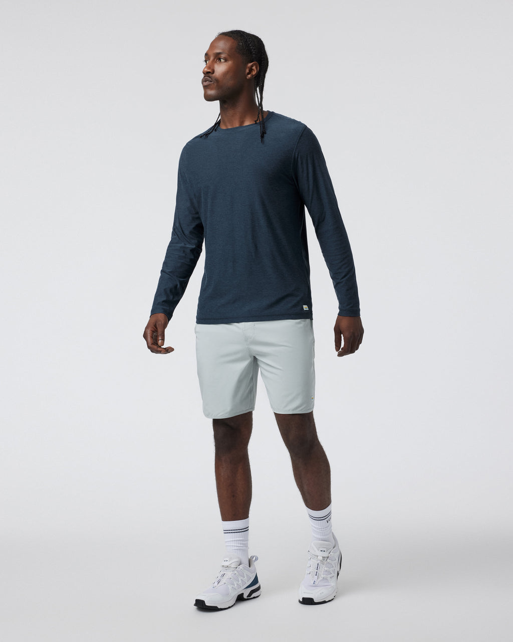 Long-Sleeve Strato Tech Tee | Navy Heather