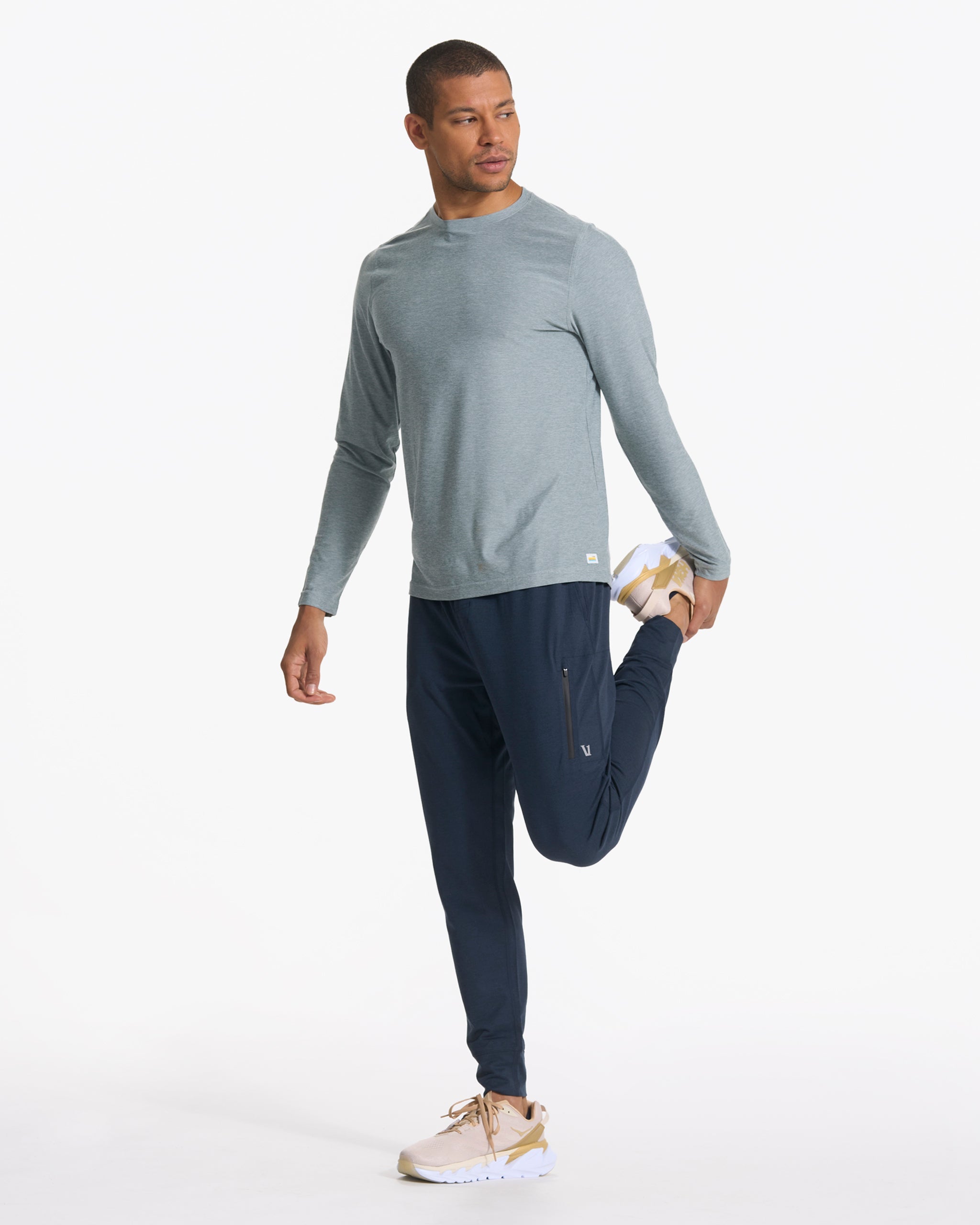 Long Sleeve Strato Tech Tee | Stormy Heather