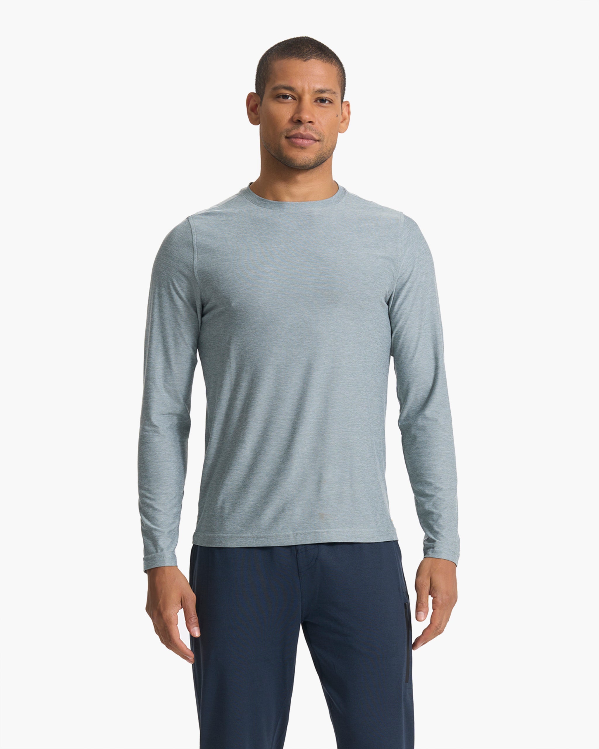 Long Sleeve Strato Tech Tee | Stormy Heather