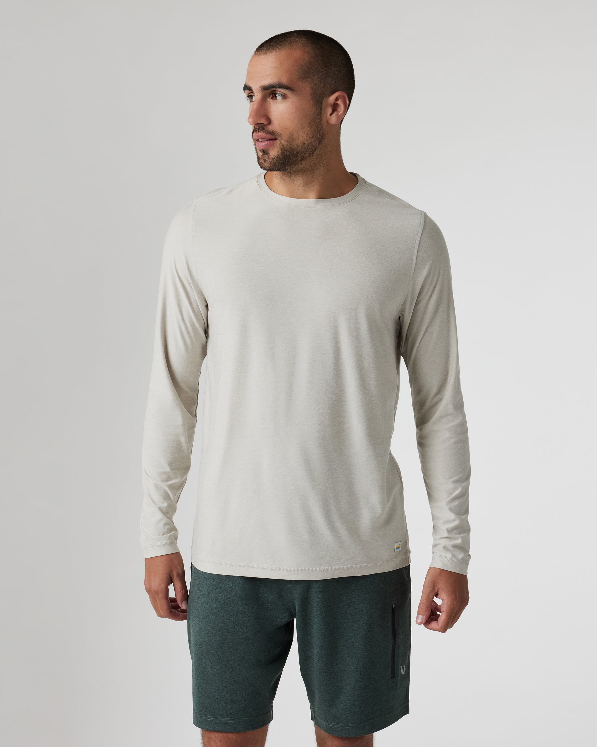 Long-Sleeve Strato Tech Tee | Salt Heather