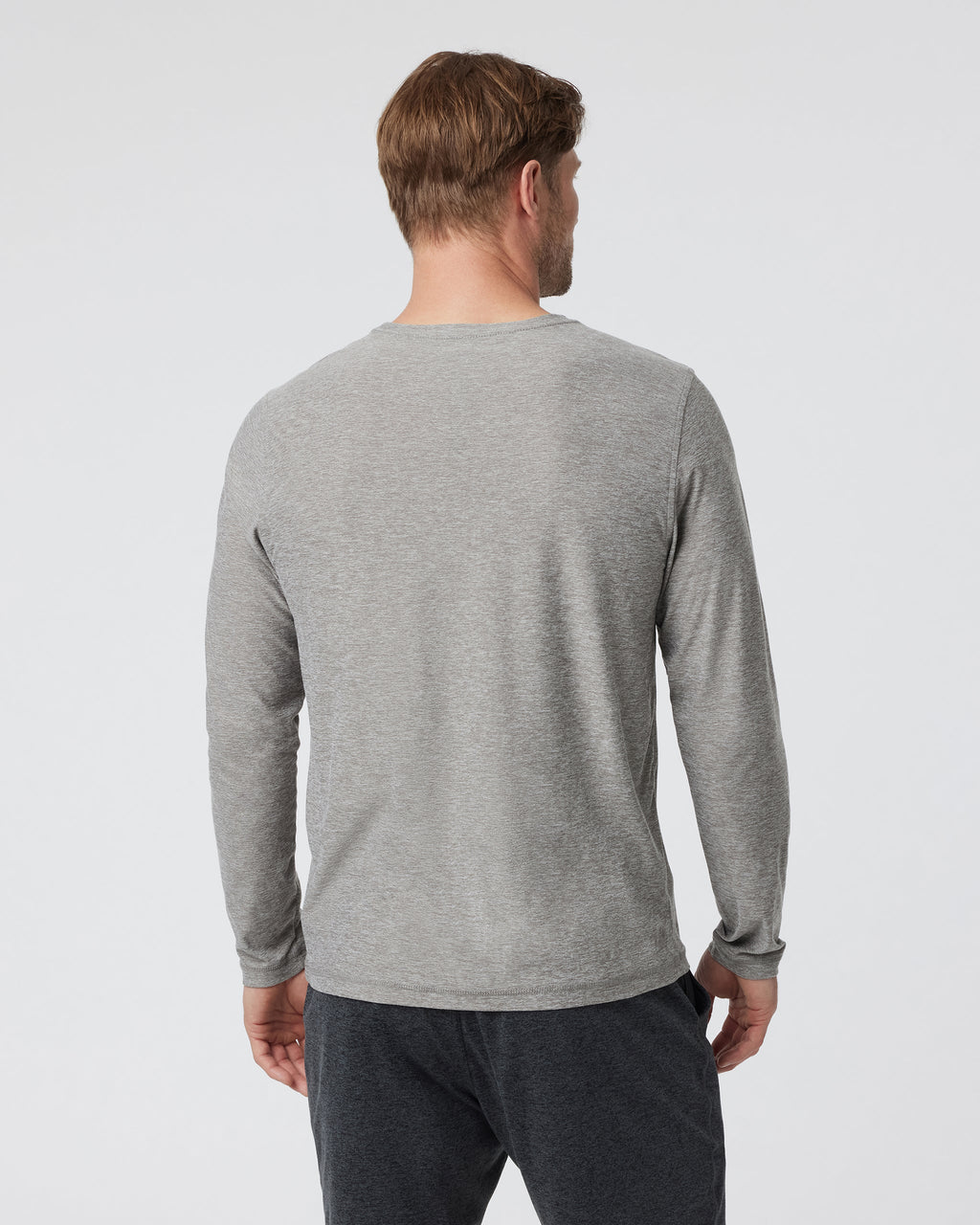 Long-Sleeve Strato Tech Tee | Heather Grey