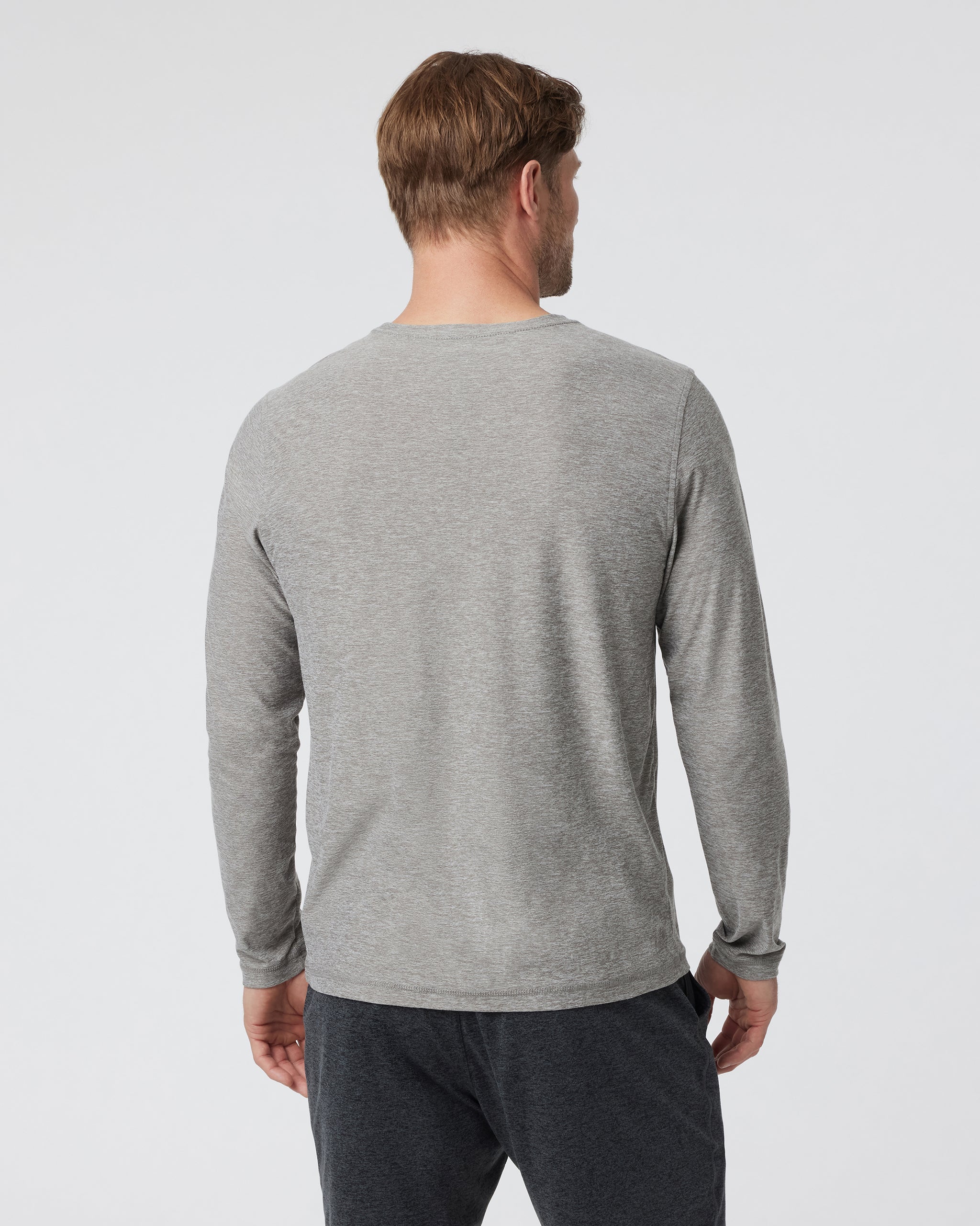 Long-Sleeve Strato Tech Tee | Heather Grey