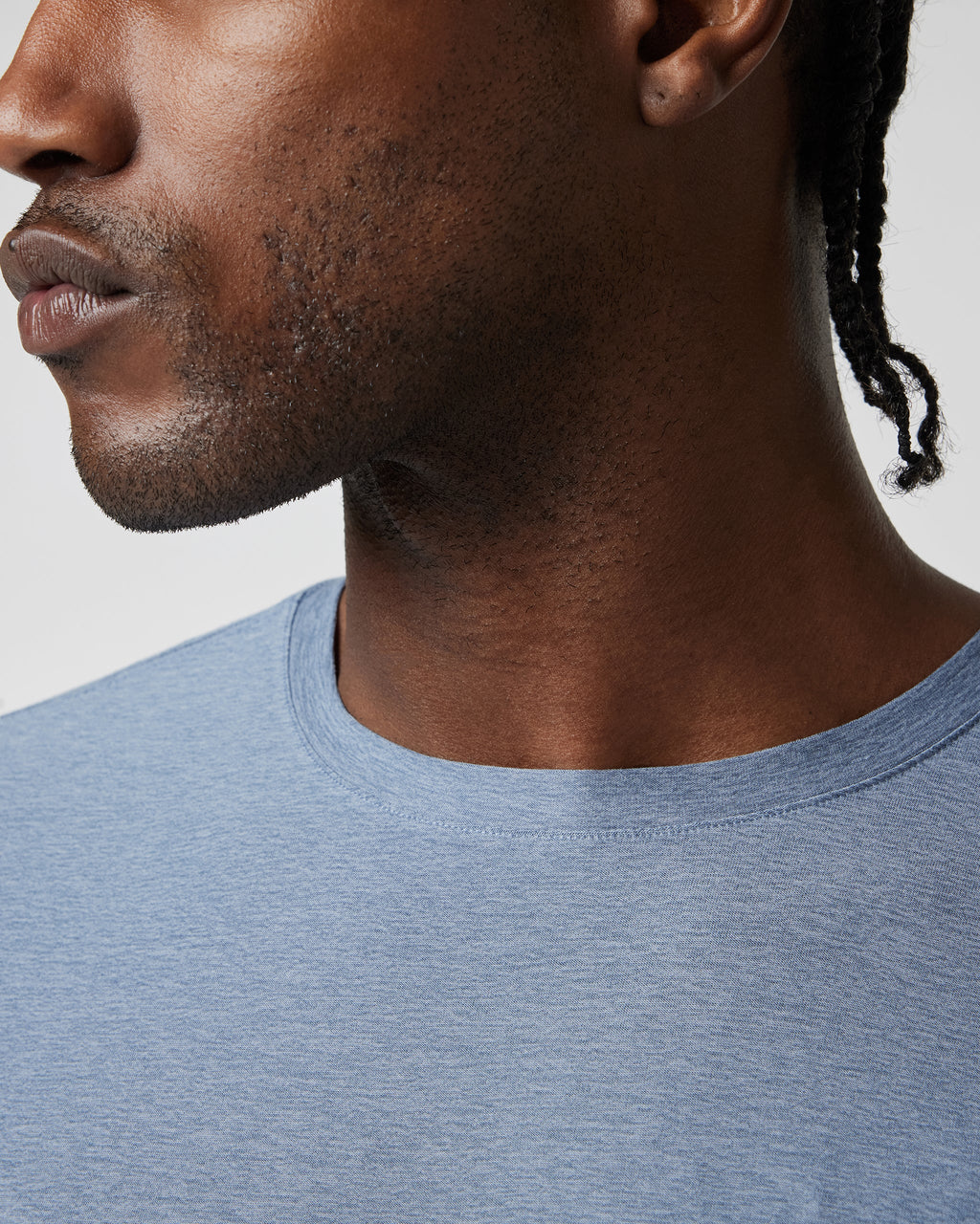 Long-Sleeve Strato Tech Tee | Chambray Heather