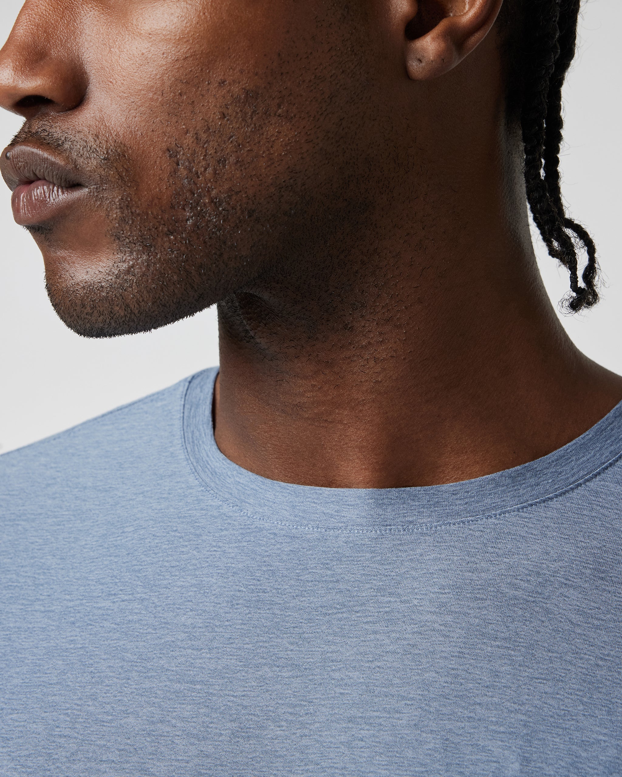 Long-Sleeve Strato Tech Tee | Chambray Heather