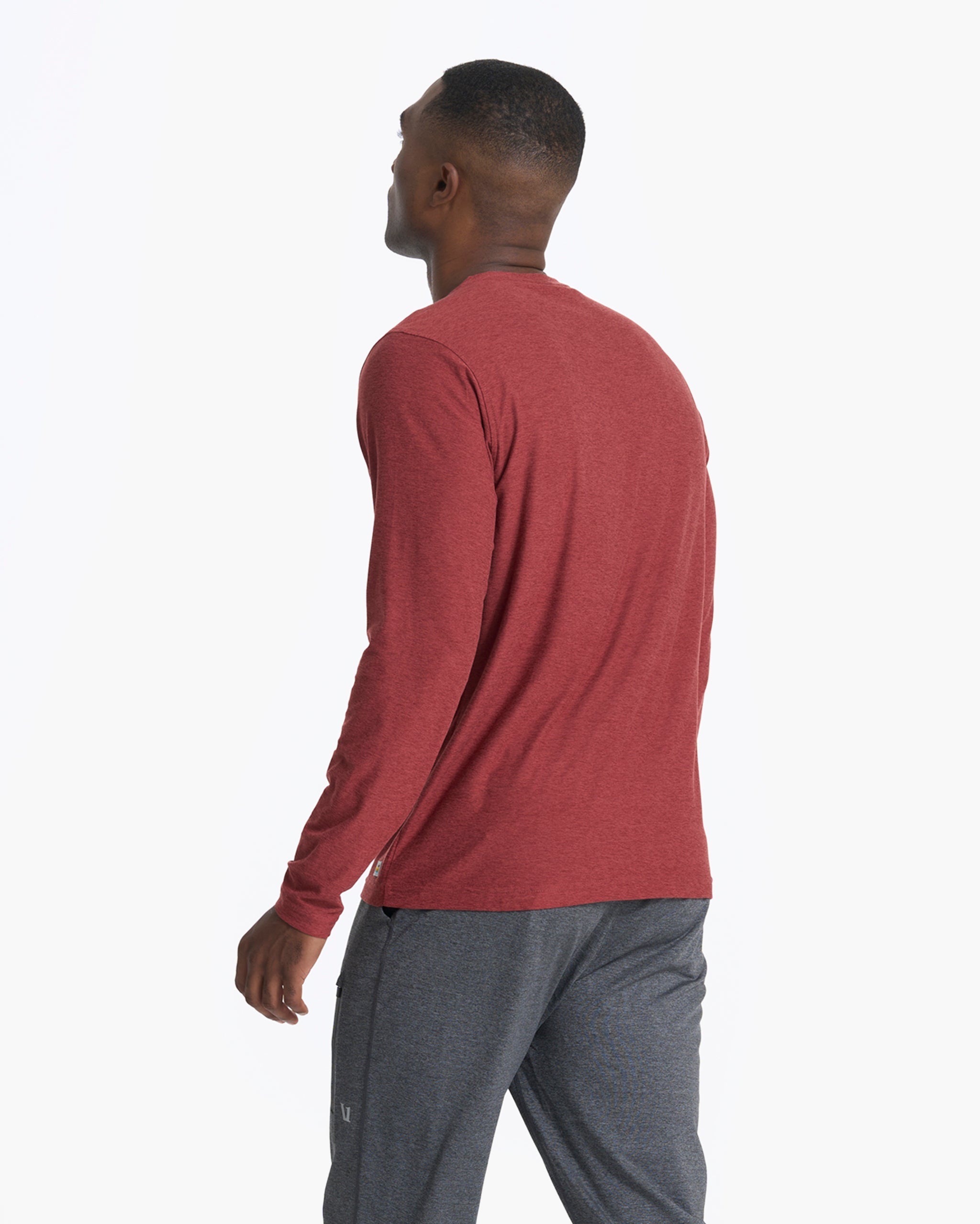 Long-Sleeve Strato Tech Tee | Currant Heather