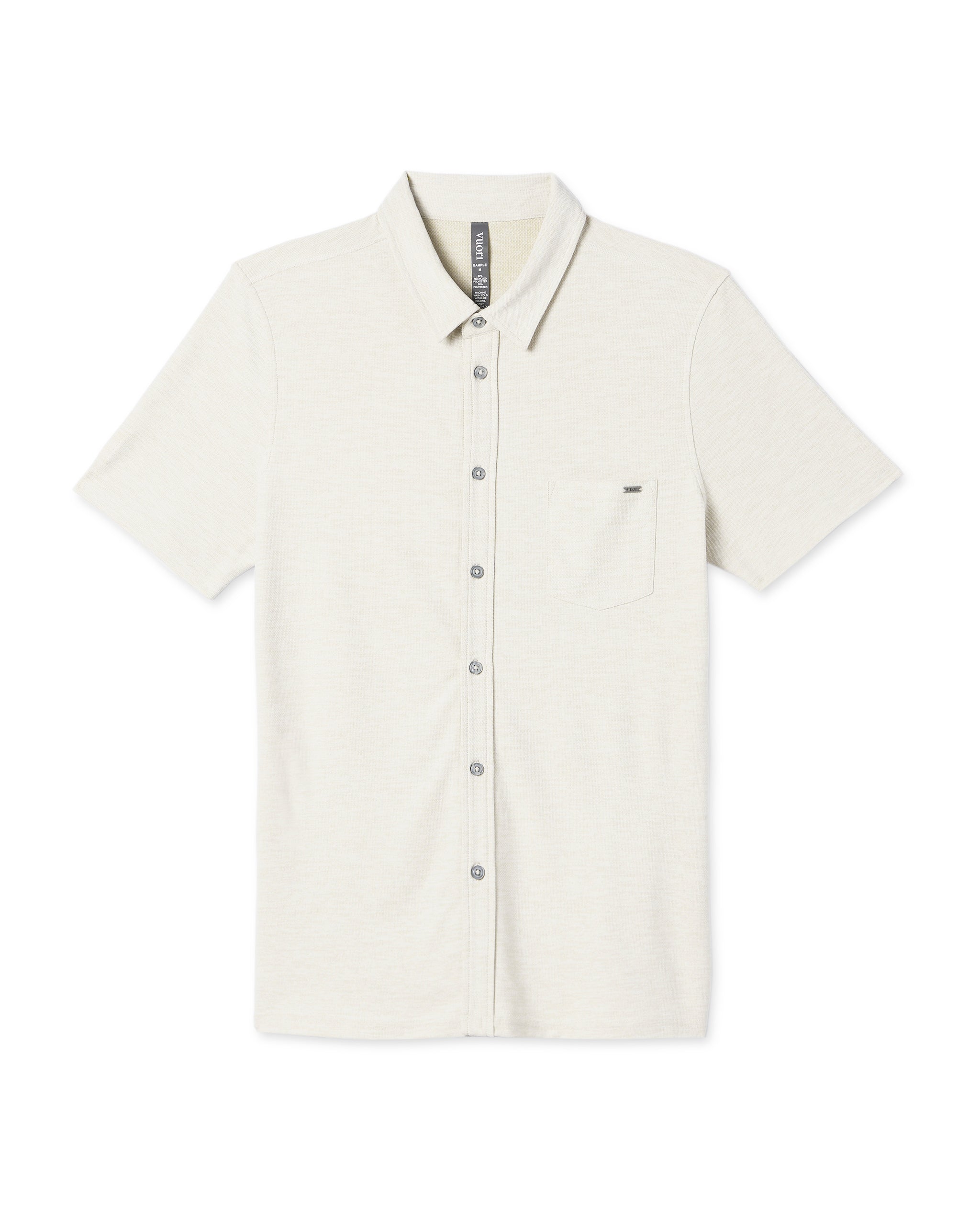 Short-Sleeve Ace Button Down | Cashew