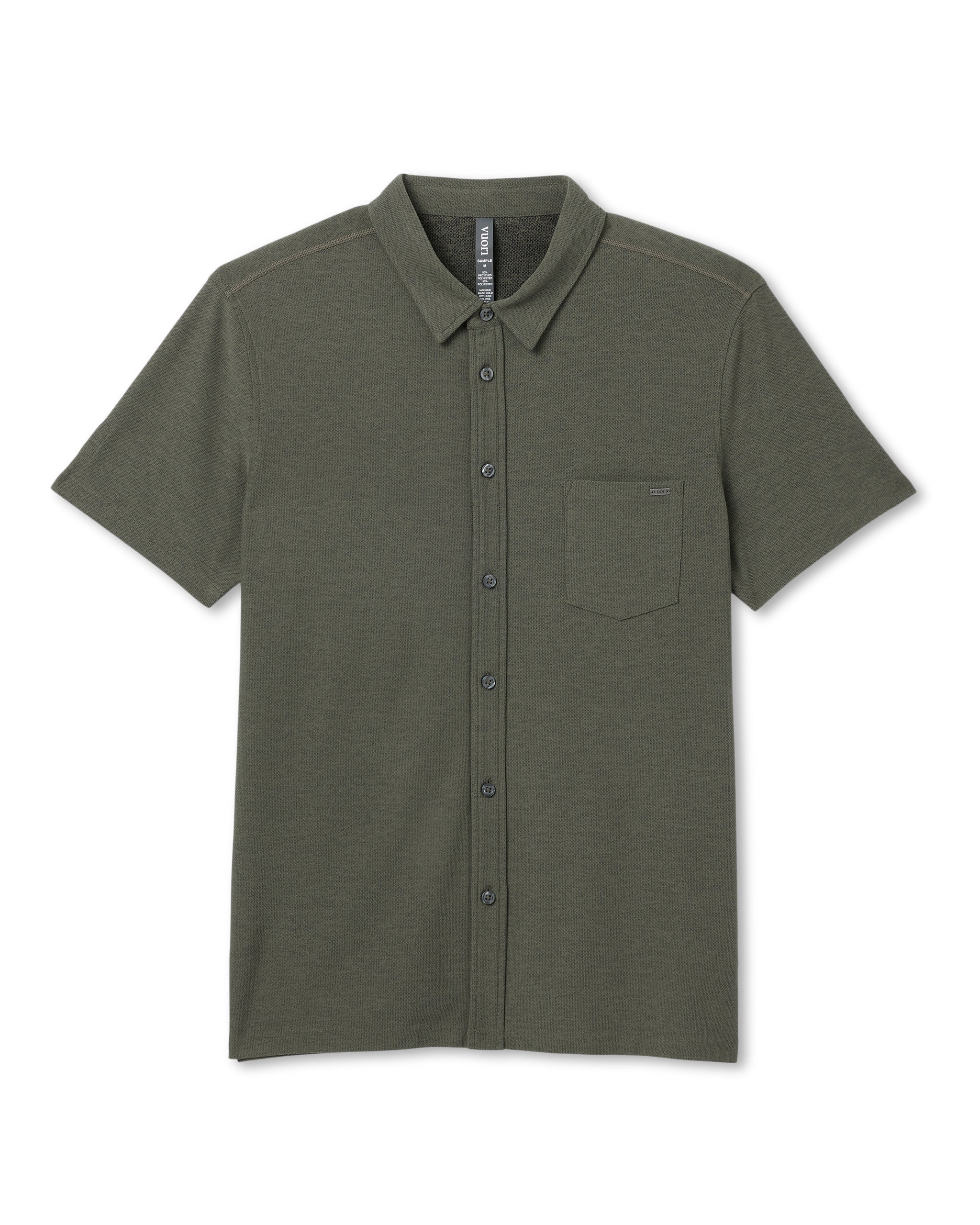 Short Sleeve Ace Button Down | Oregano