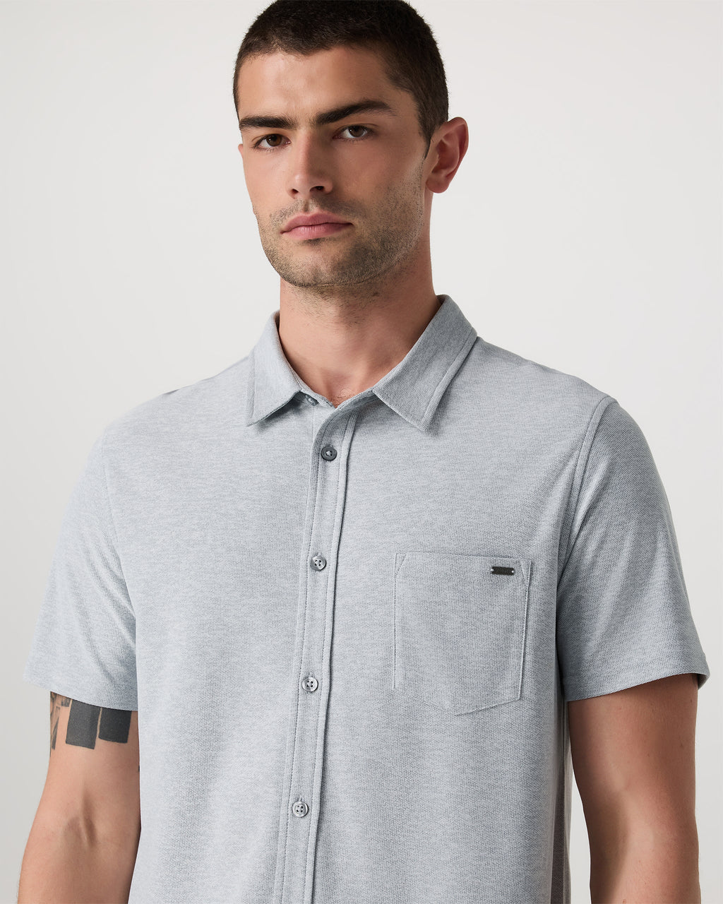 Short Sleeve Ace Button Down | Sea Glass
