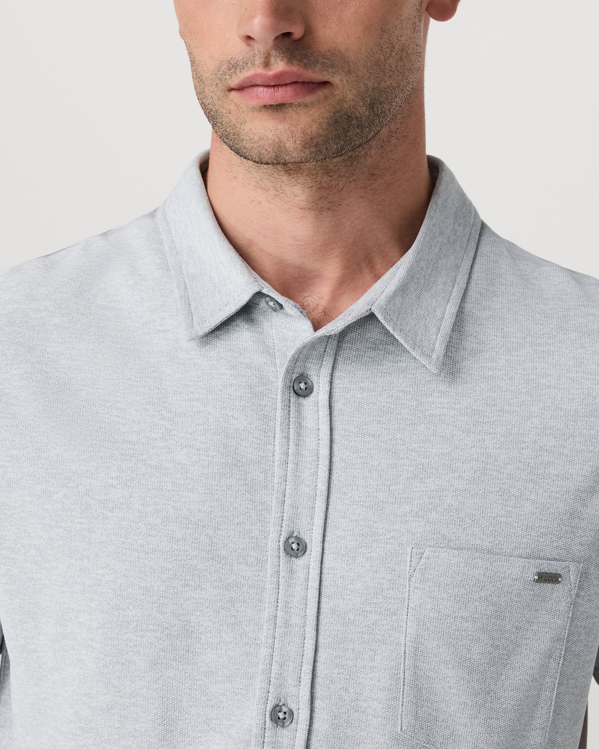 Short Sleeve Ace Button Down | Sea Glass