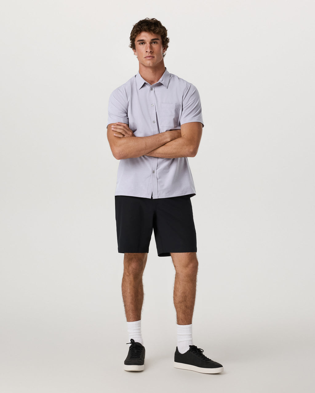Short Sleeve Bridge Button Down | Cinder