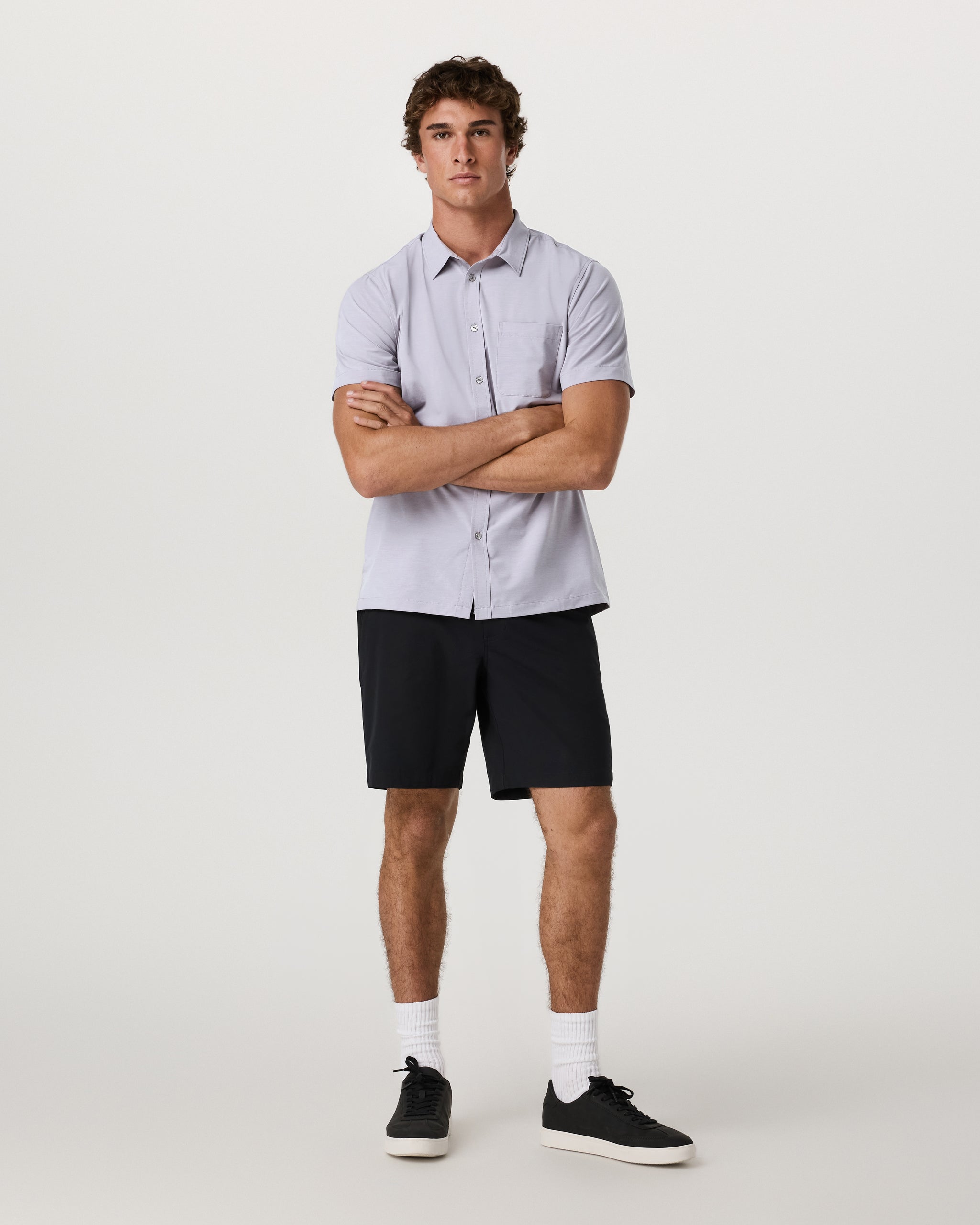 Short Sleeve Bridge Button Down | Cinder