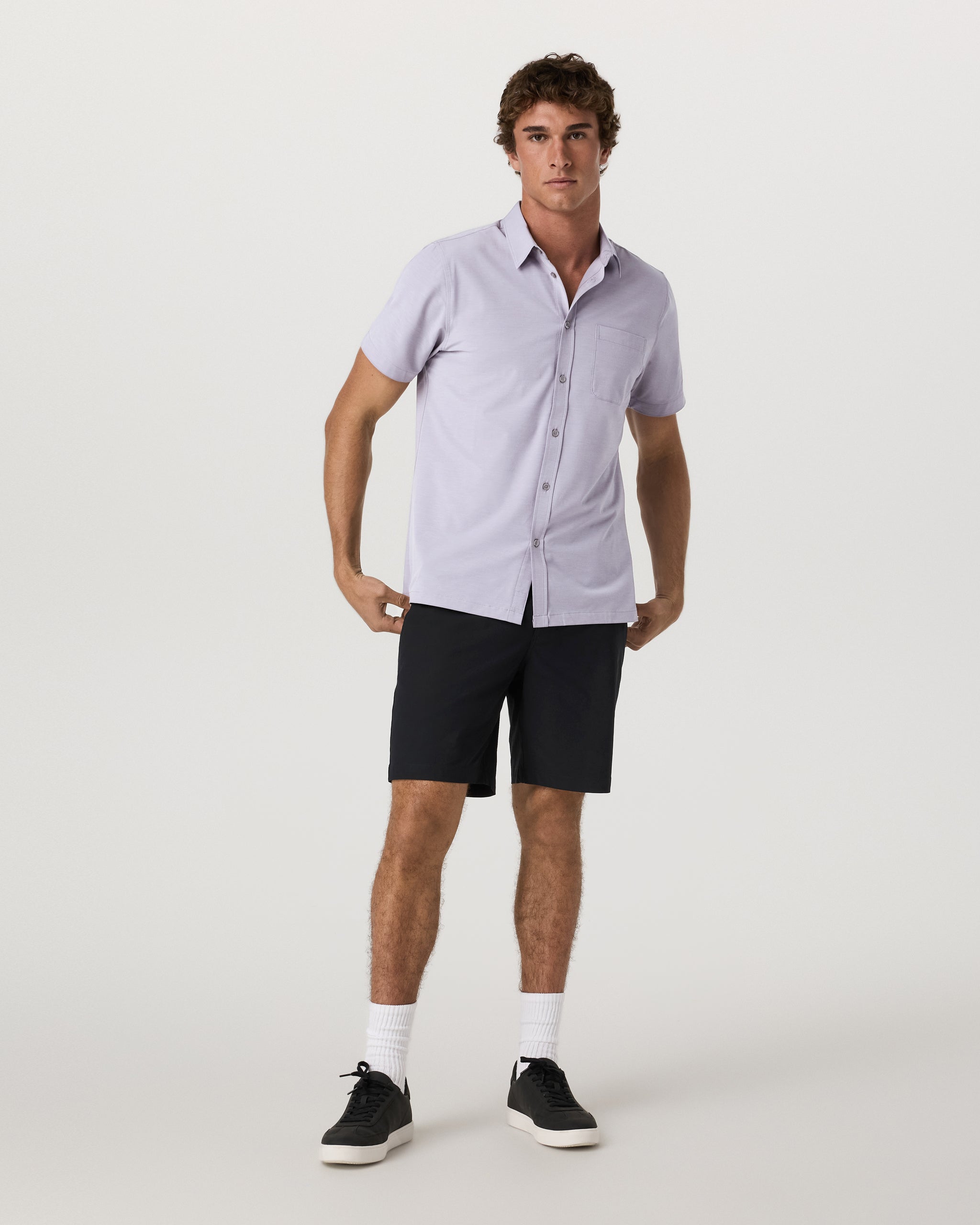Short Sleeve Bridge Button Down | Cinder
