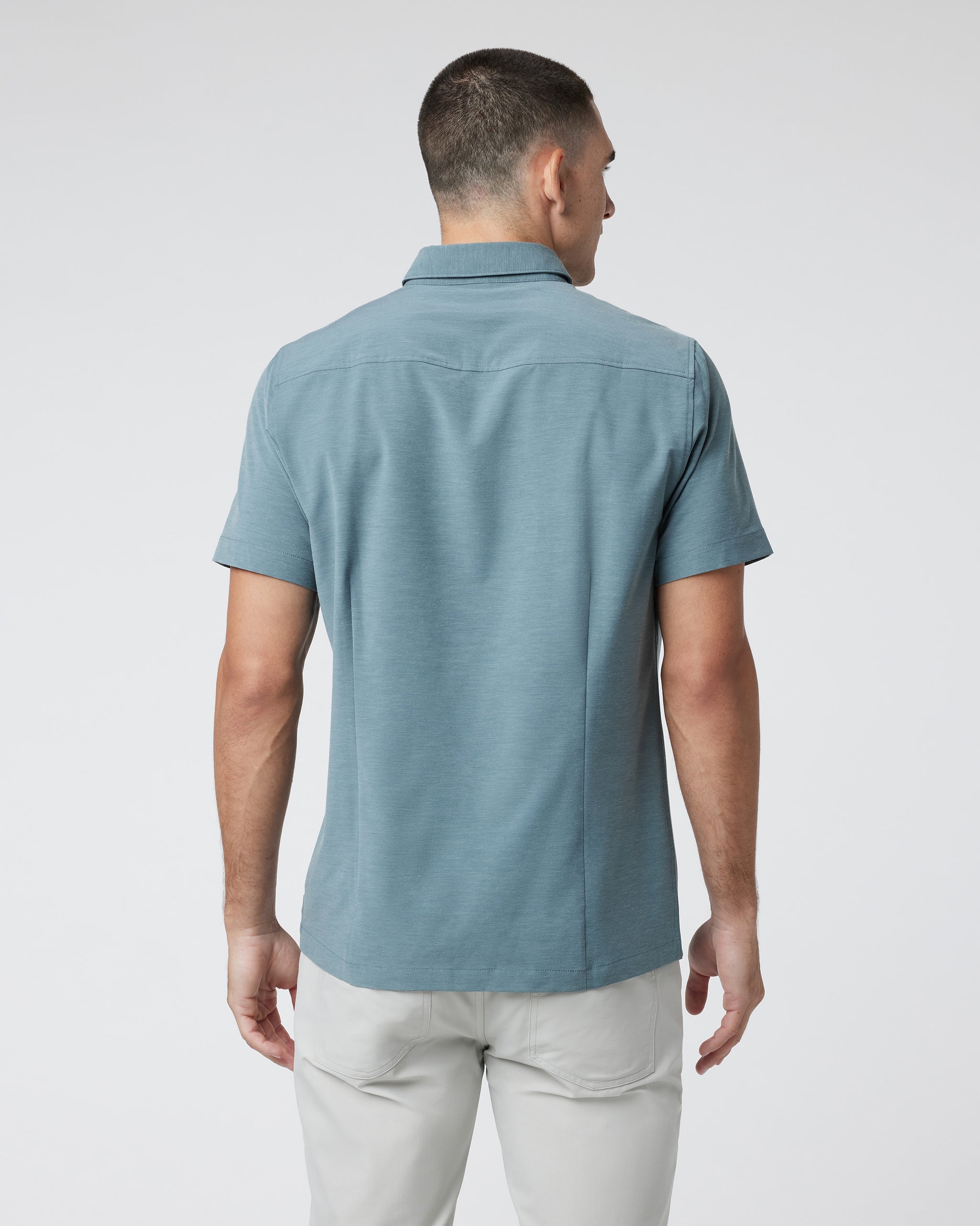 Short Sleeve Bridge Button Down | Kashmir