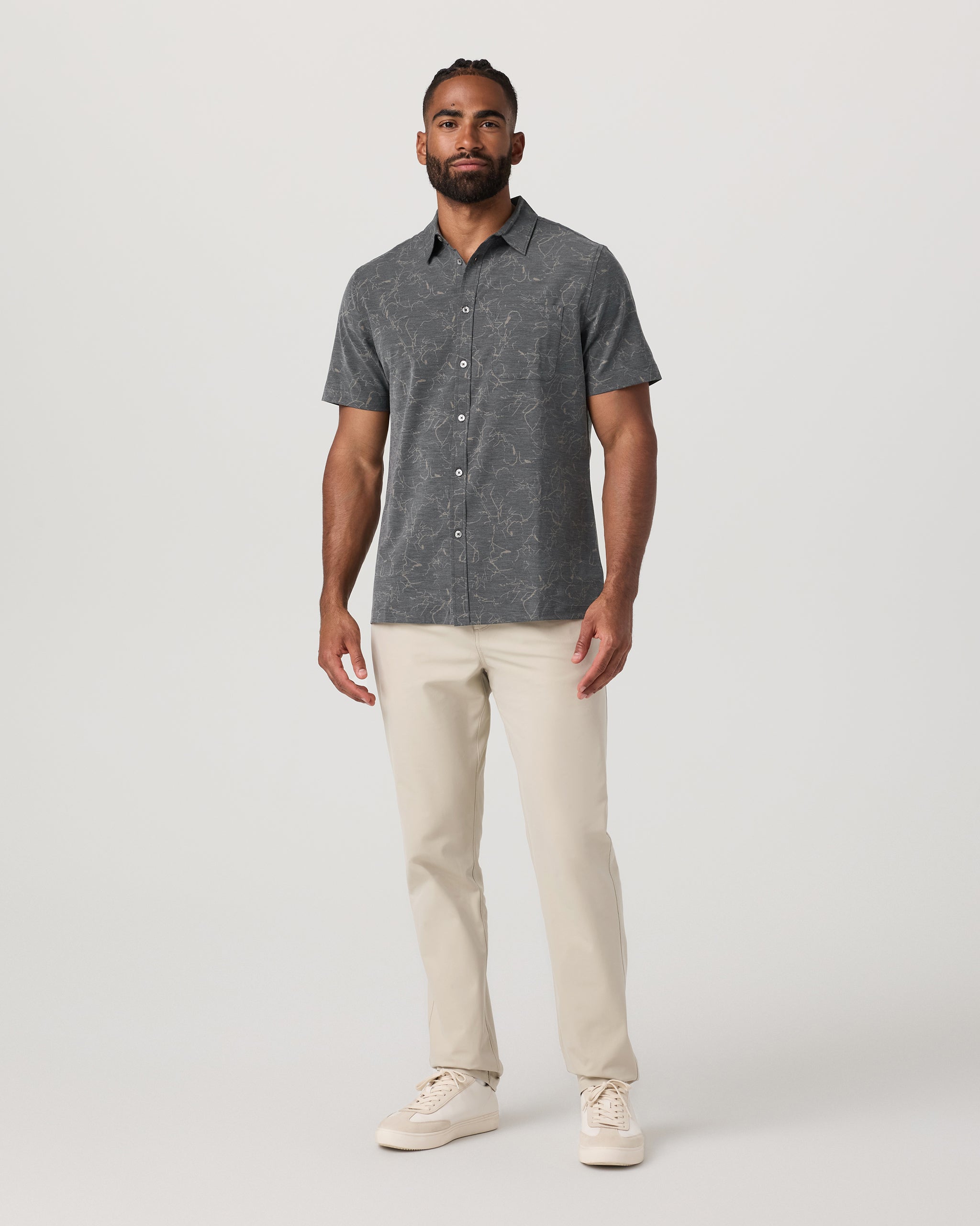 Short Sleeve Bridge Button Down | Root Drawn