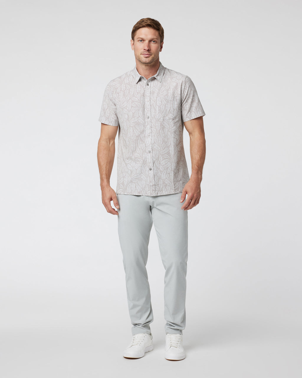 Short Sleeve Bridge Button Down | Umber Sago