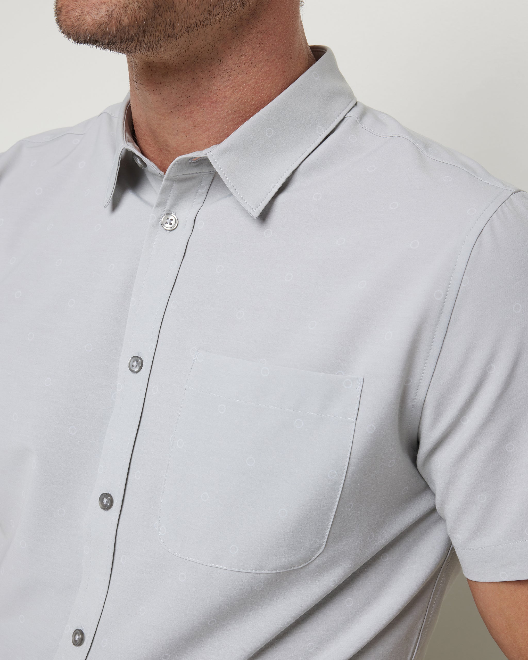 Short Sleeve Bridge Button Down | Vapor Dot