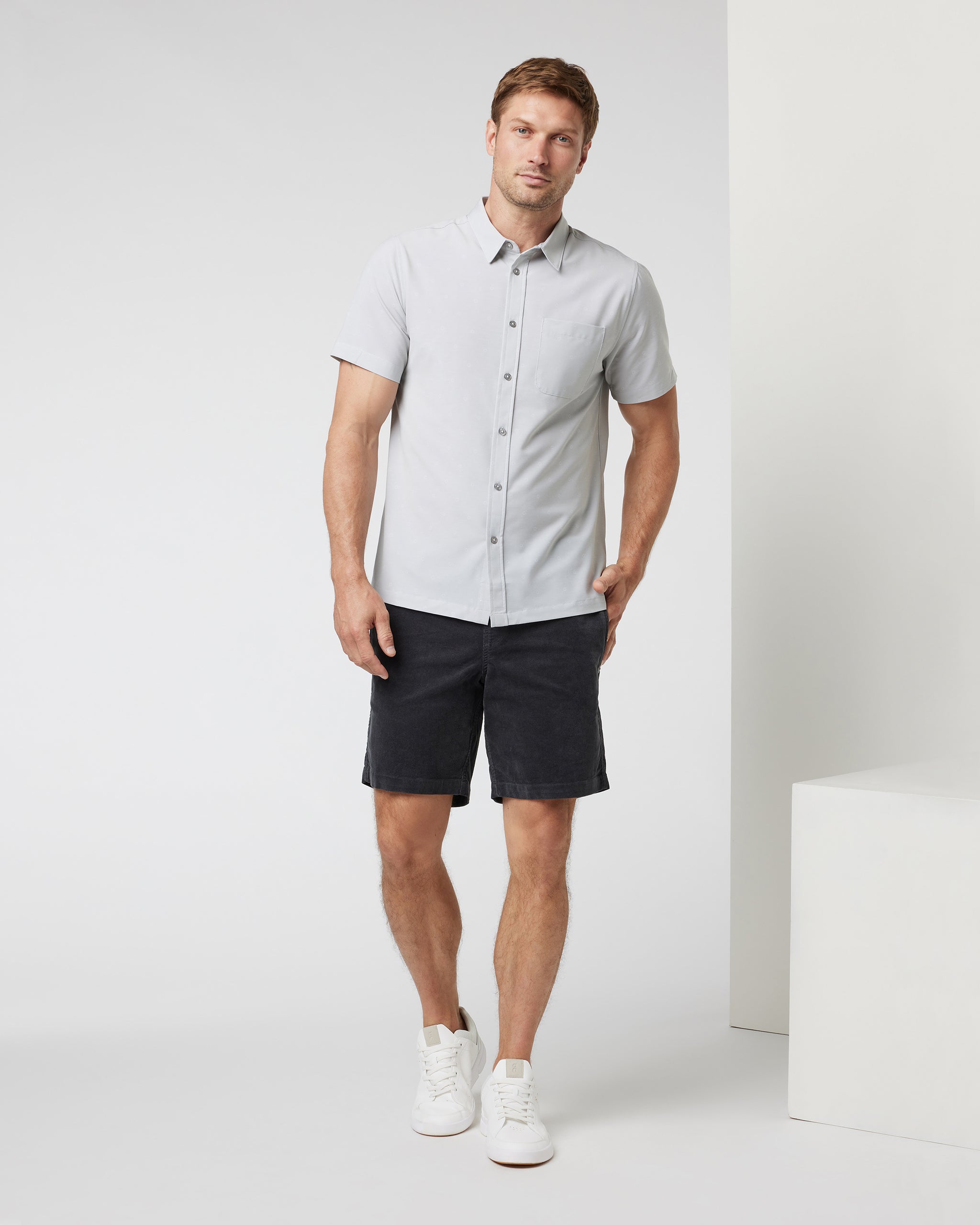 Short Sleeve Bridge Button Down | Vapor Dot