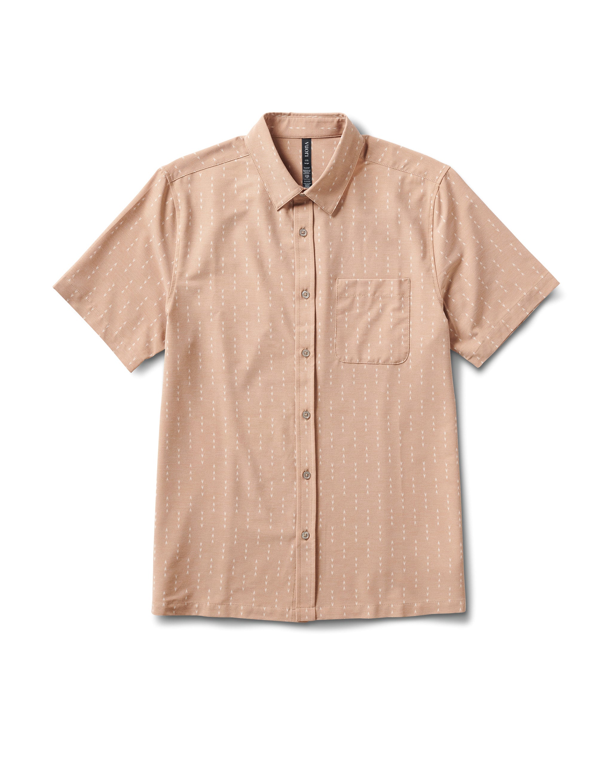 Short-Sleeve Bridge Button Down | Wheat Arrows