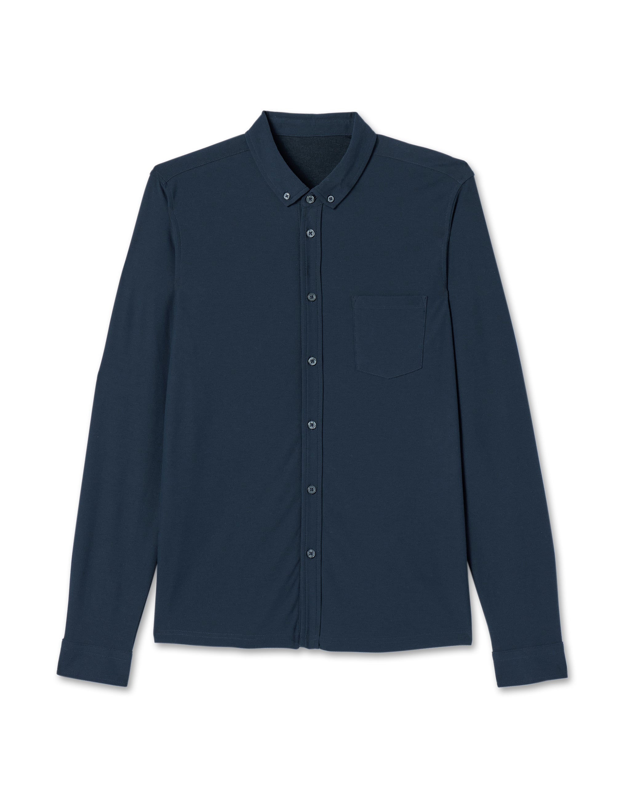Long Sleeve Ace Button-Down | Ink