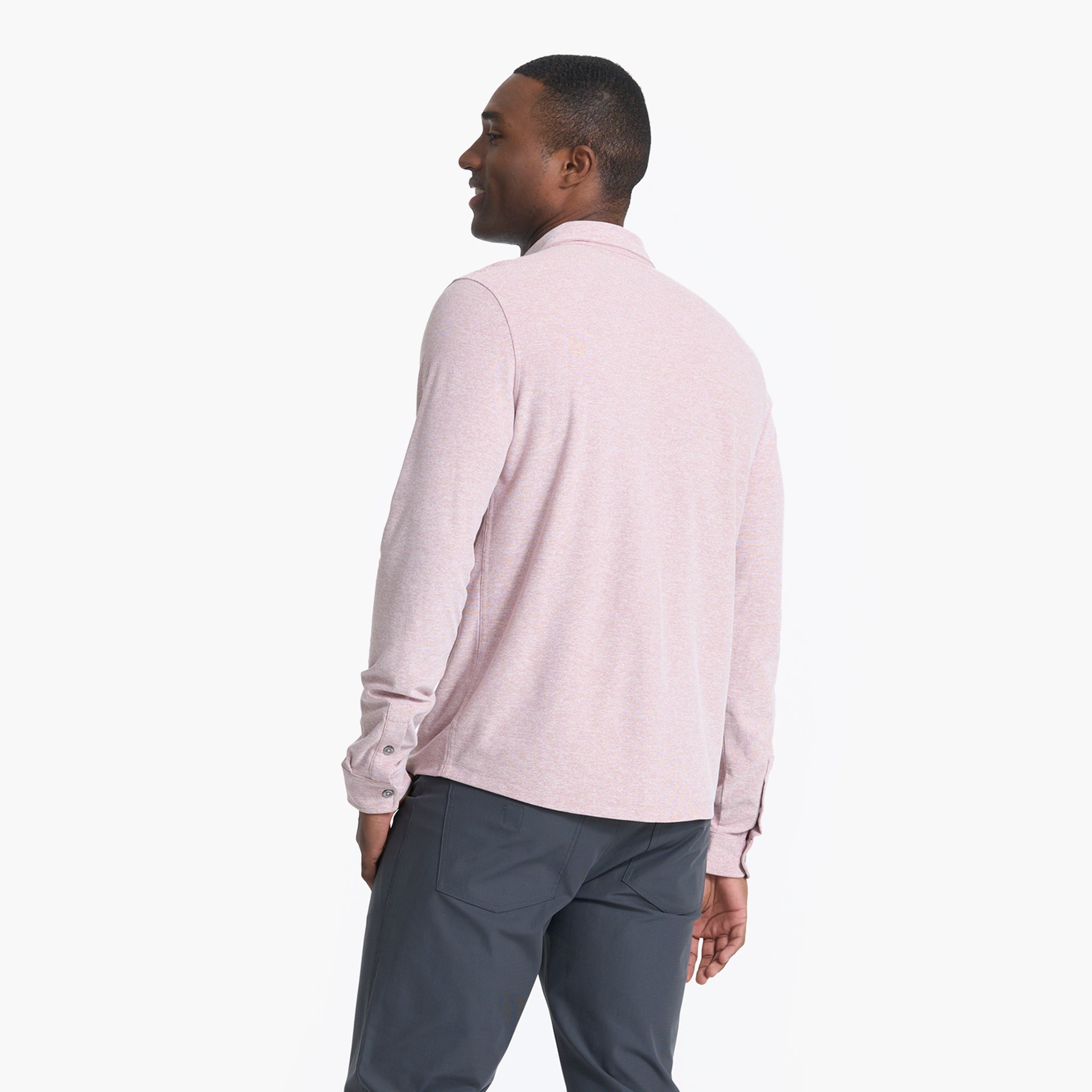 Long Sleeve Ace Button Down | Saltwater Red