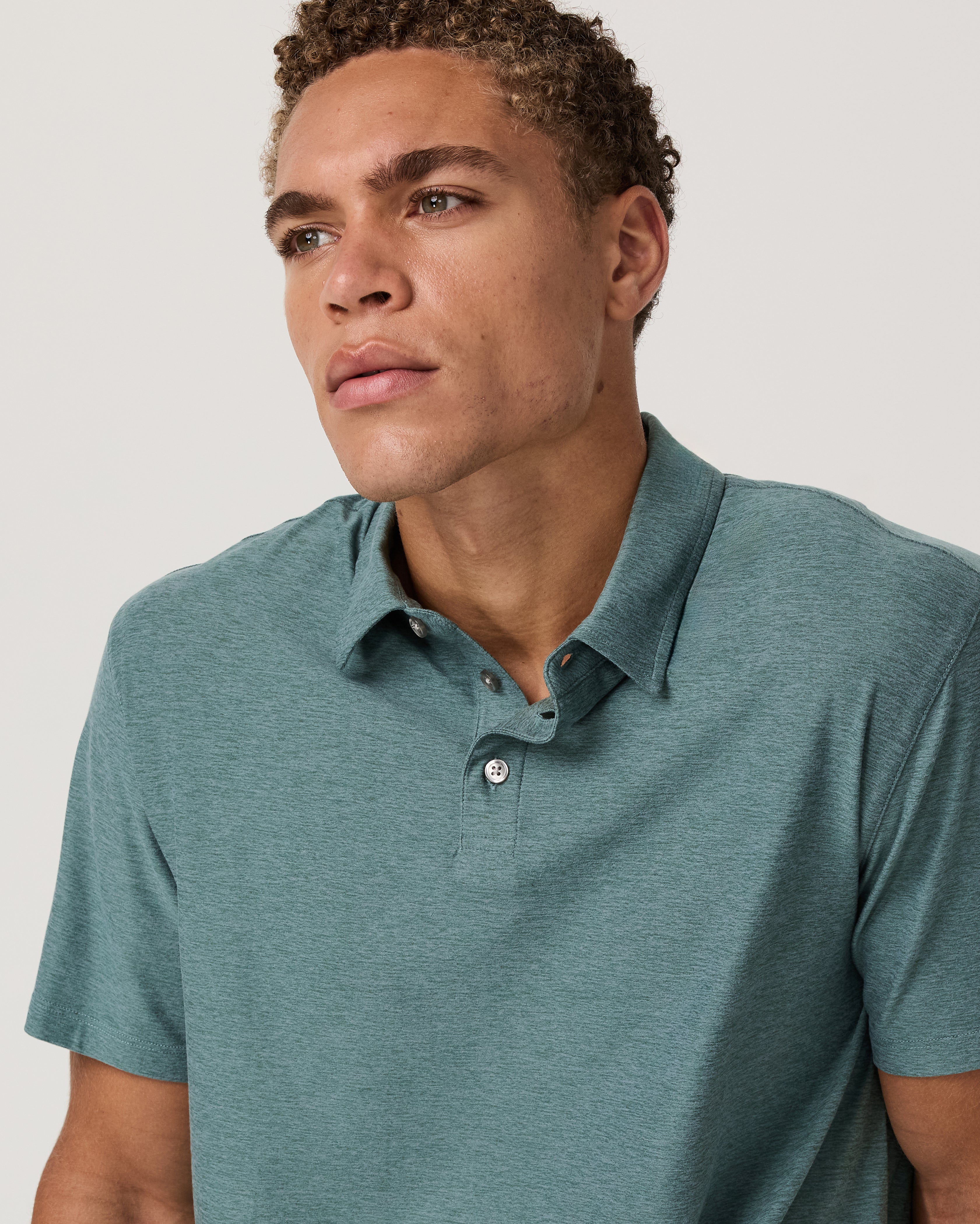 Strato Tech Polo | Bluegrass Heather