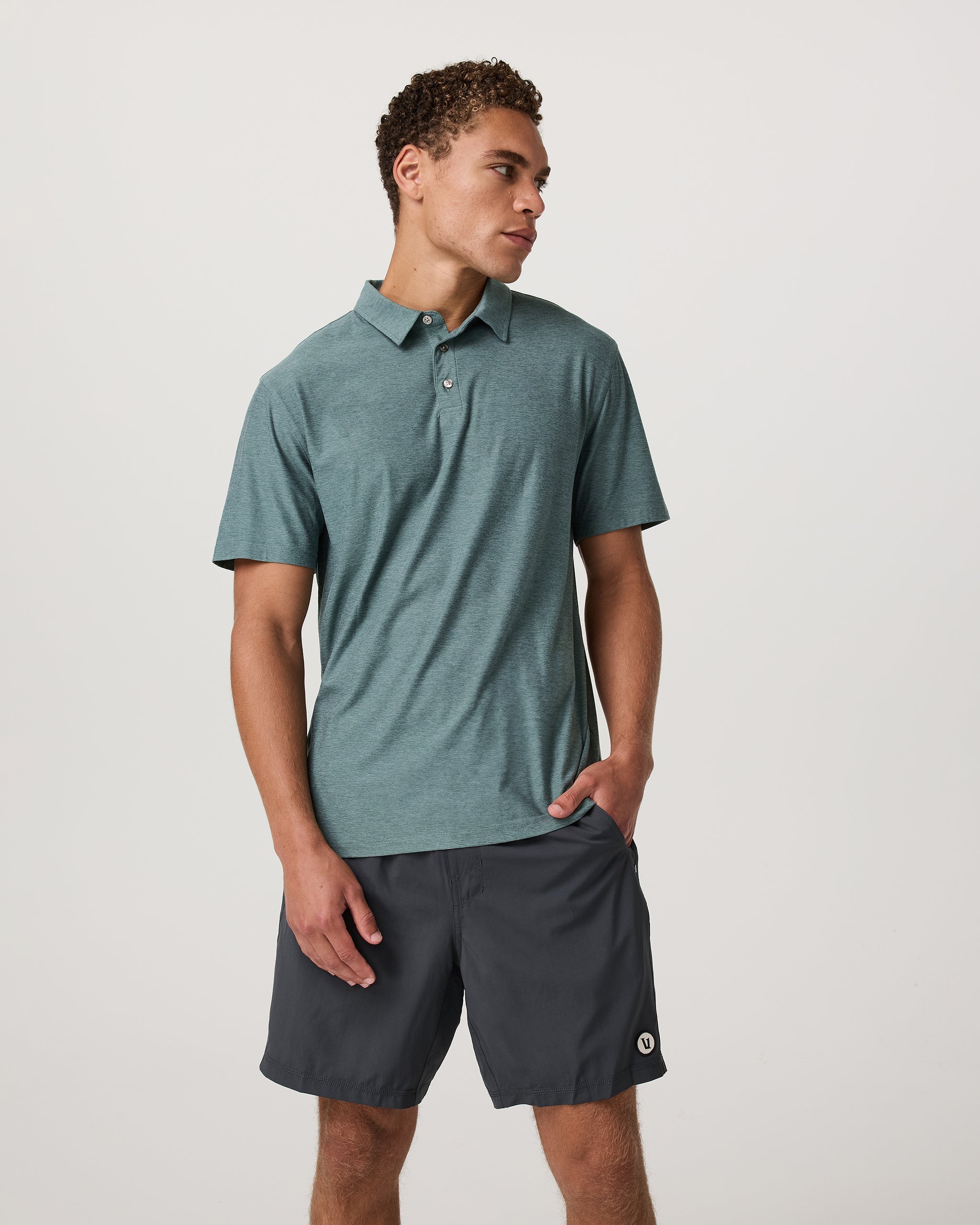 Strato Tech Polo | Bluegrass Heather