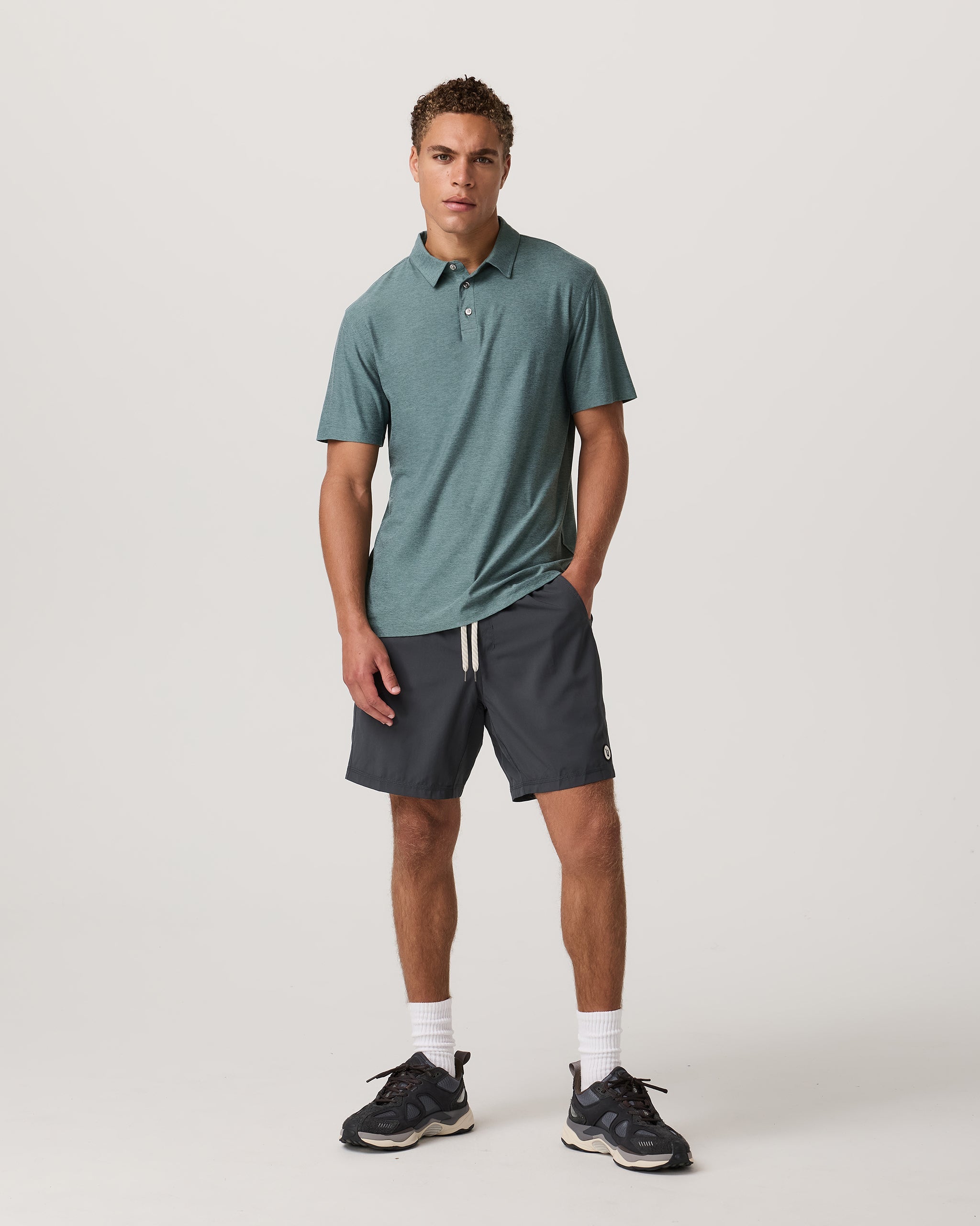 Strato Tech Polo | Bluegrass Heather