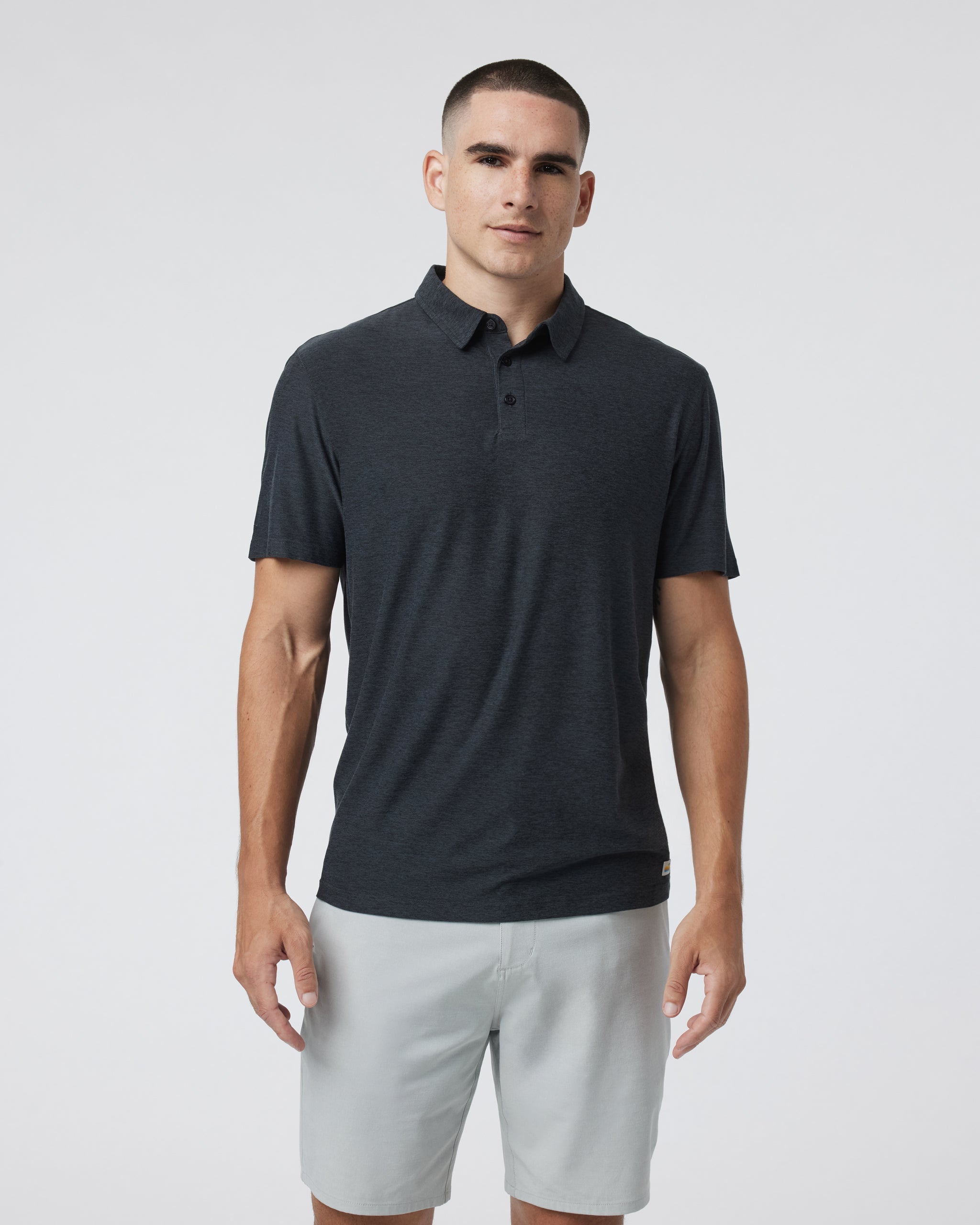 Strato Tech Polo | Charcoal Heather