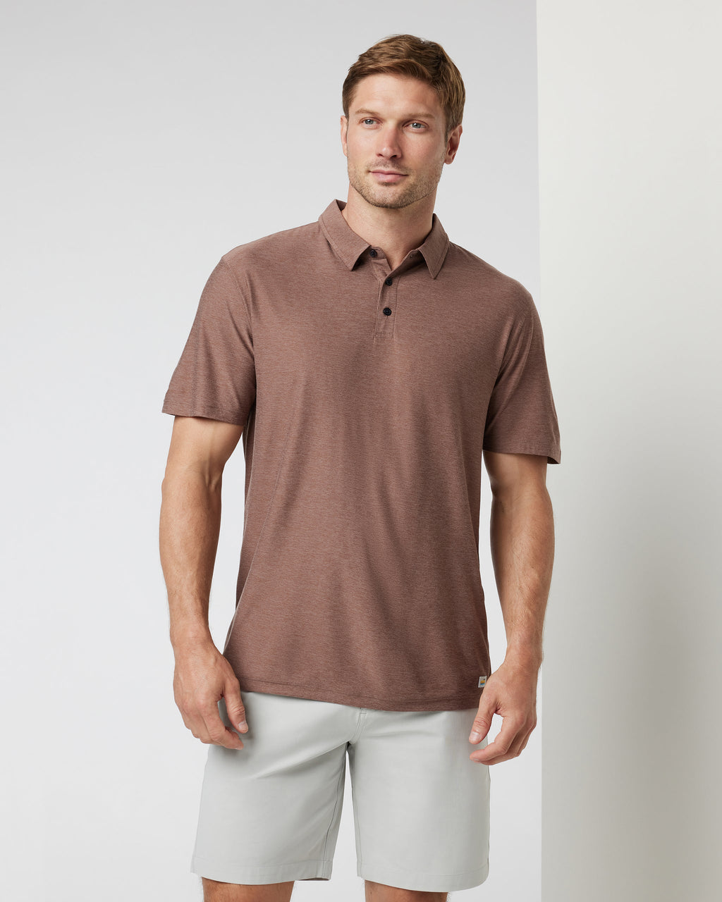 Strato Tech Polo | Clove Heather