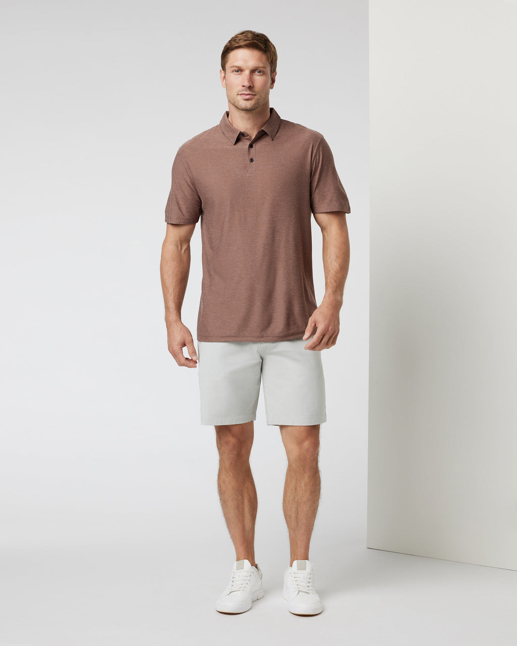 Strato Tech Polo | Clove Heather