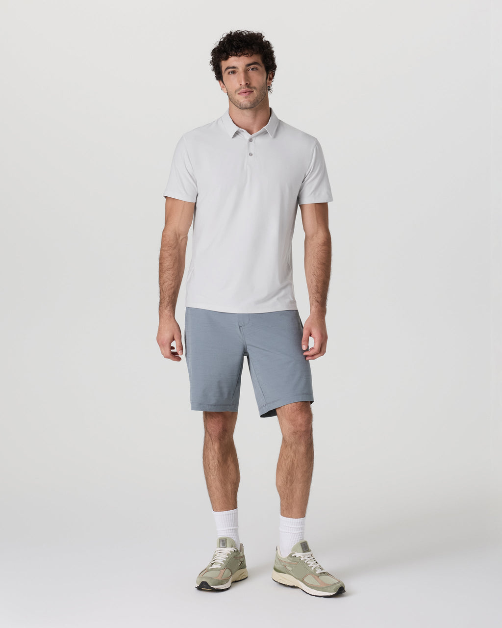 Strato Tech Polo | Frost Grey Heather
