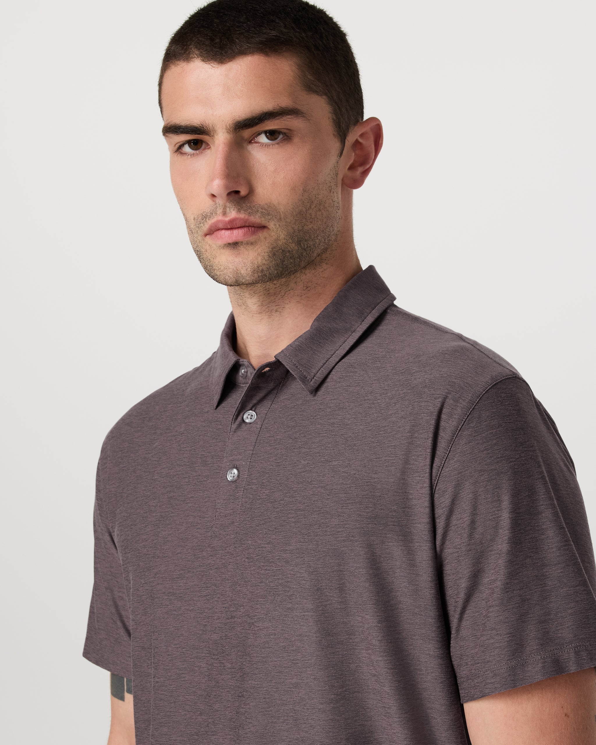 Strato Tech Polo | Huckleberry Heather