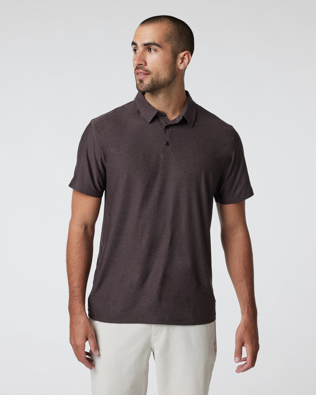 Strato Tech Polo | Sangria Heather