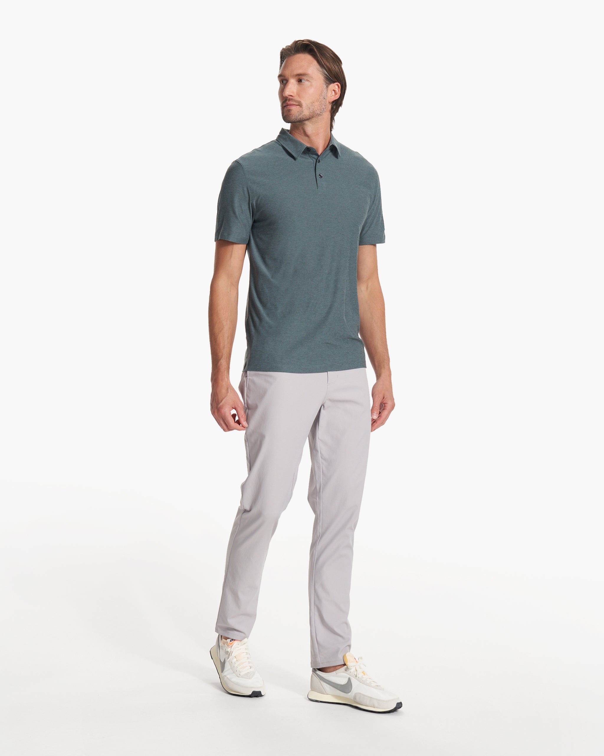 Strato Tech Polo | Lake Heather