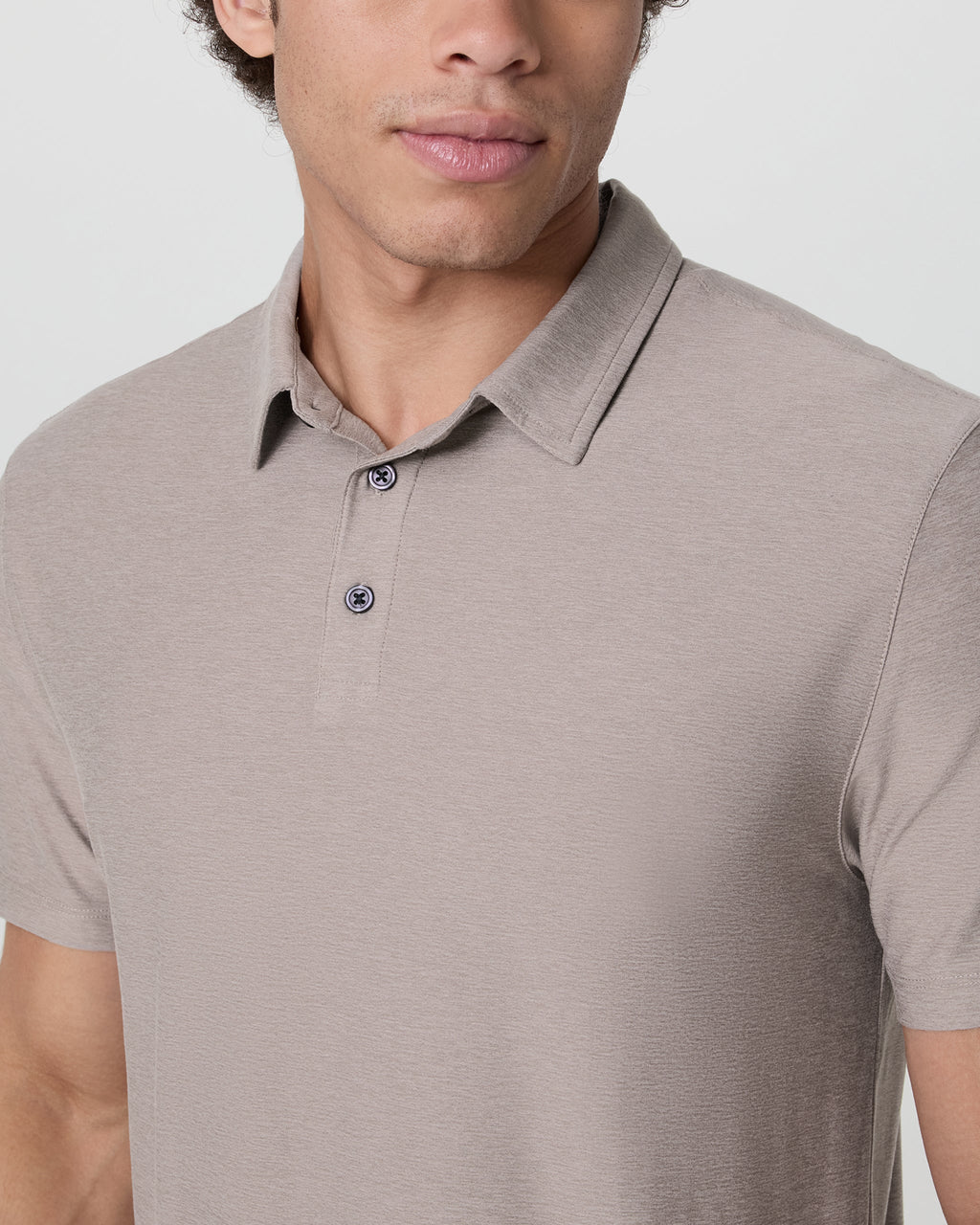 Strato Tech Polo | Mocha Heather