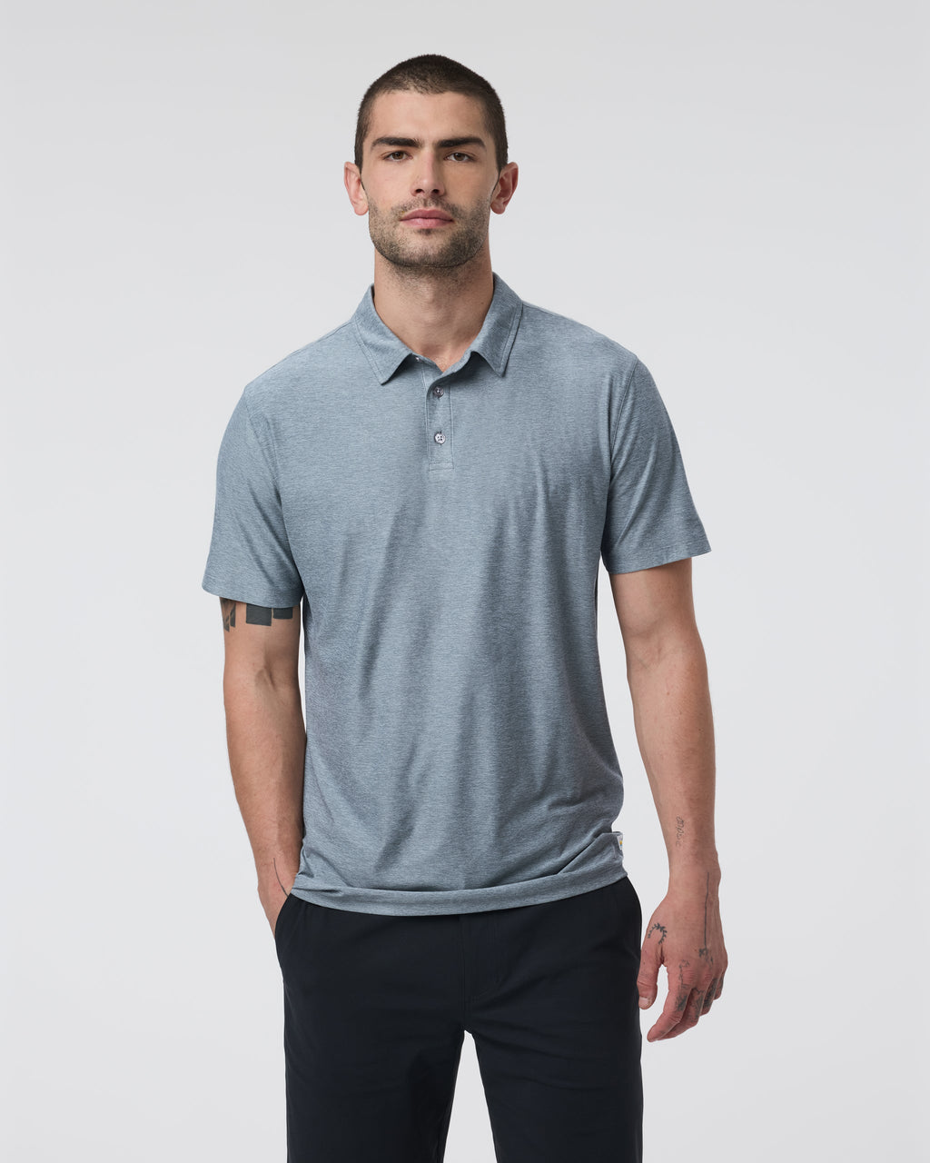 Strato Tech Polo | Mist Heather