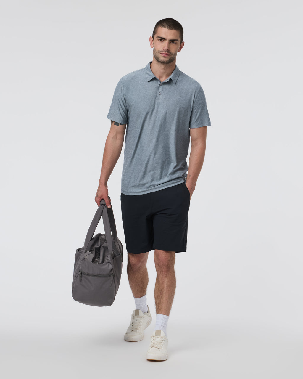 Strato Tech Polo | Mist Heather