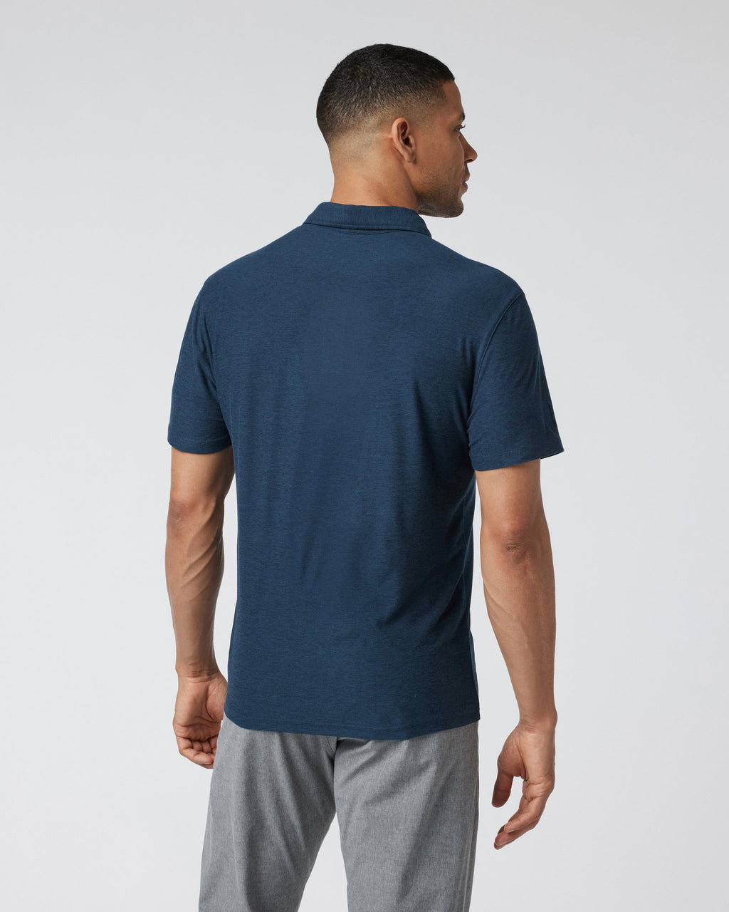 Strato Tech Polo | Navy Heather