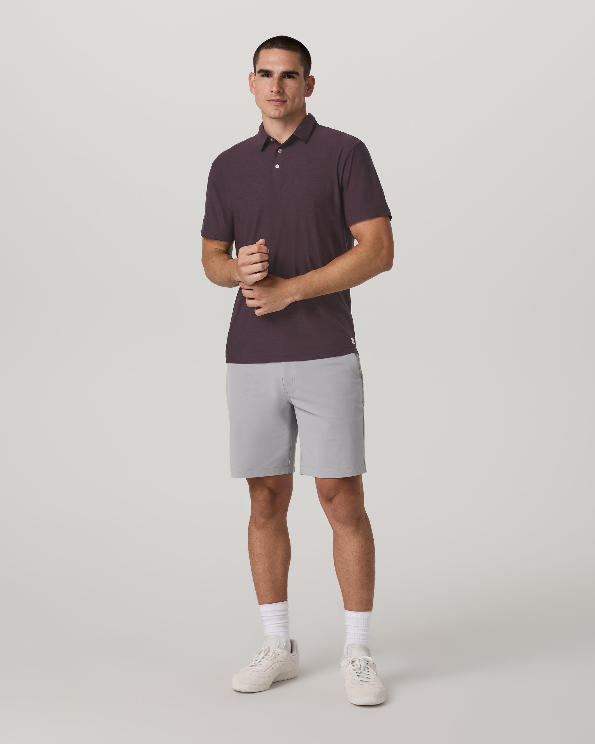 Strato Tech Polo | Raisin Heather